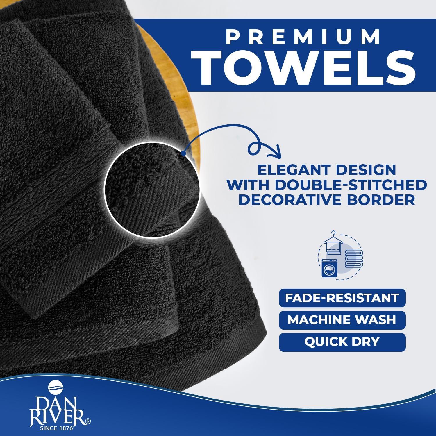 Madison Park Signature 800GSM Ultra-Soft 100% Cotton Absorbent Towel Set