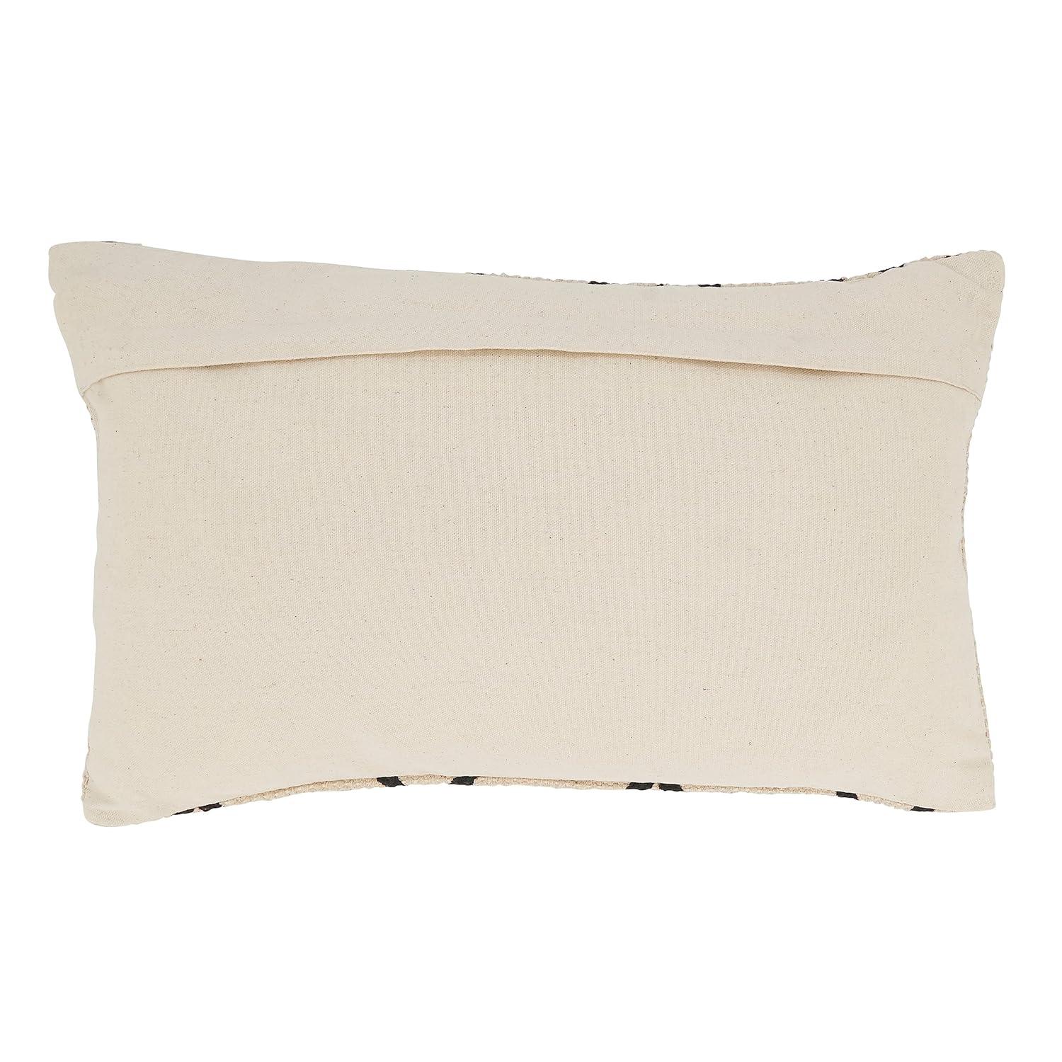 Saro Adah Collection Geometric Cotton Throw Pillow