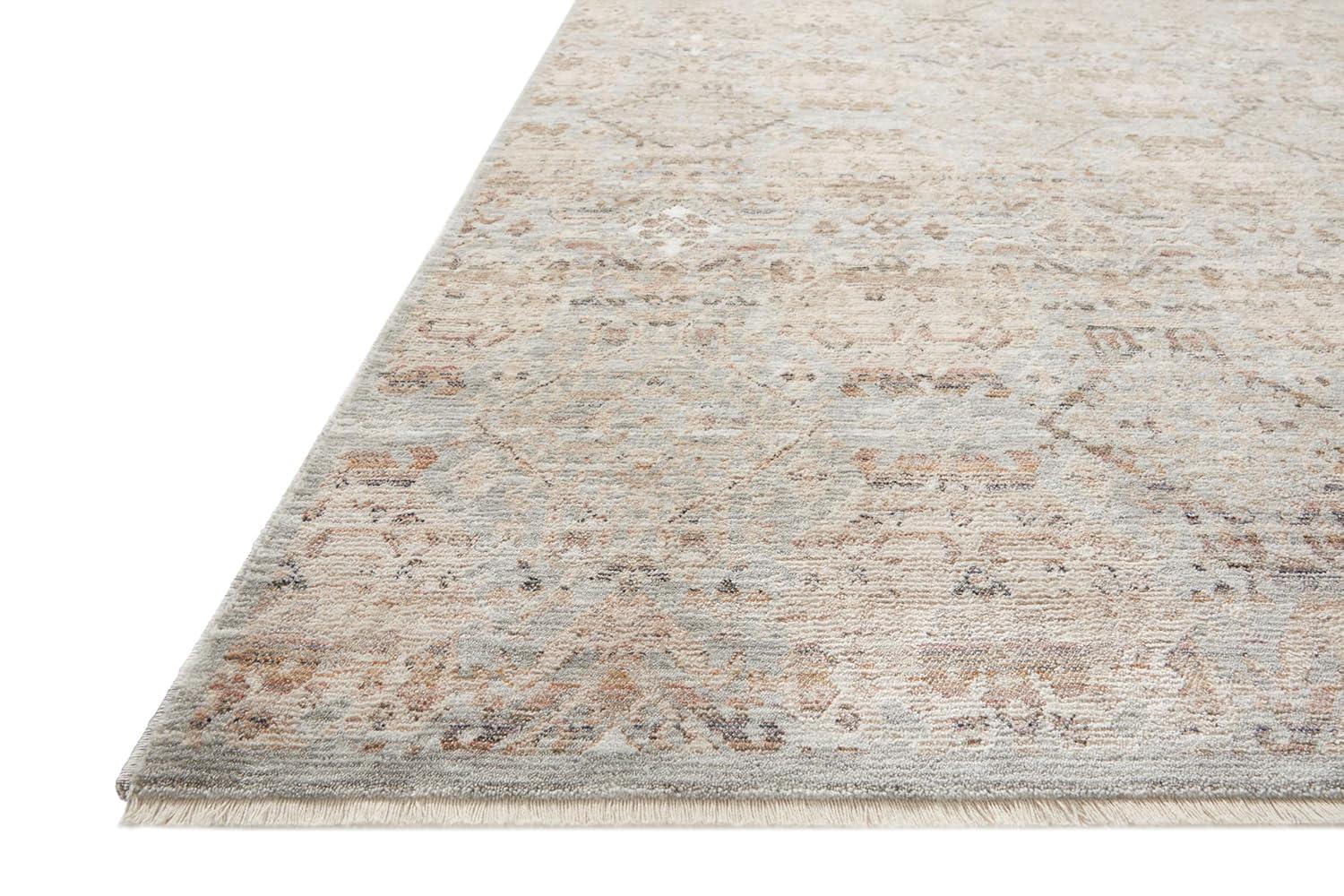 Zuma Rug by Amber Lewis x Loloi - Silver and Multicolor / 9'6" x 13'1"
