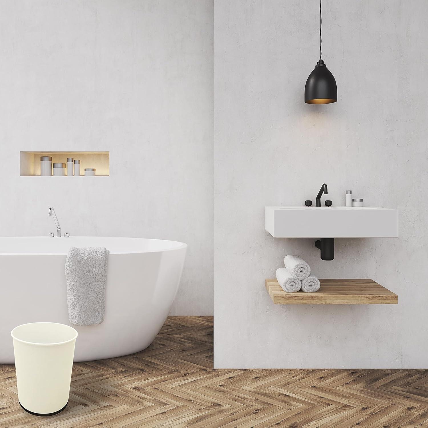 Bath Bliss Bath Bliss Metal Open Waste Basket - 1.32 Gallons