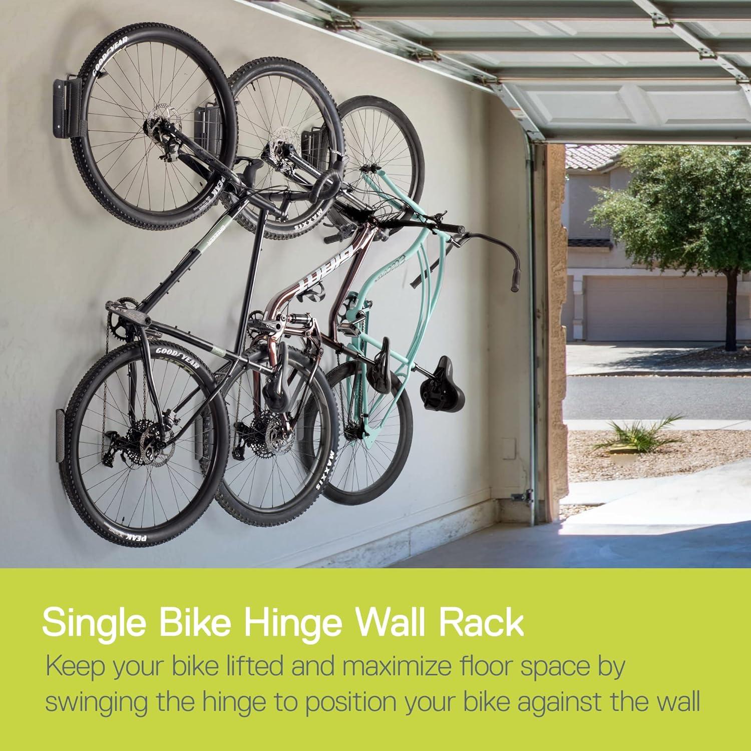Single Bike Hinge Wall Mount Rack