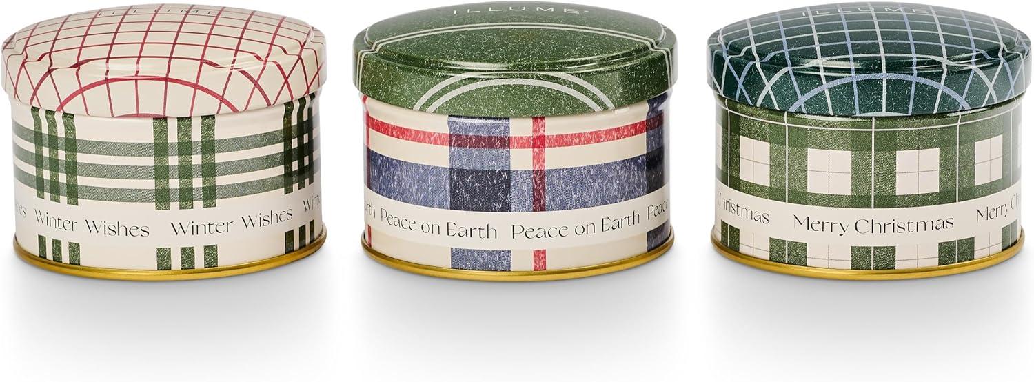 Festive Green and Red Soy Scented Candle Gift Set