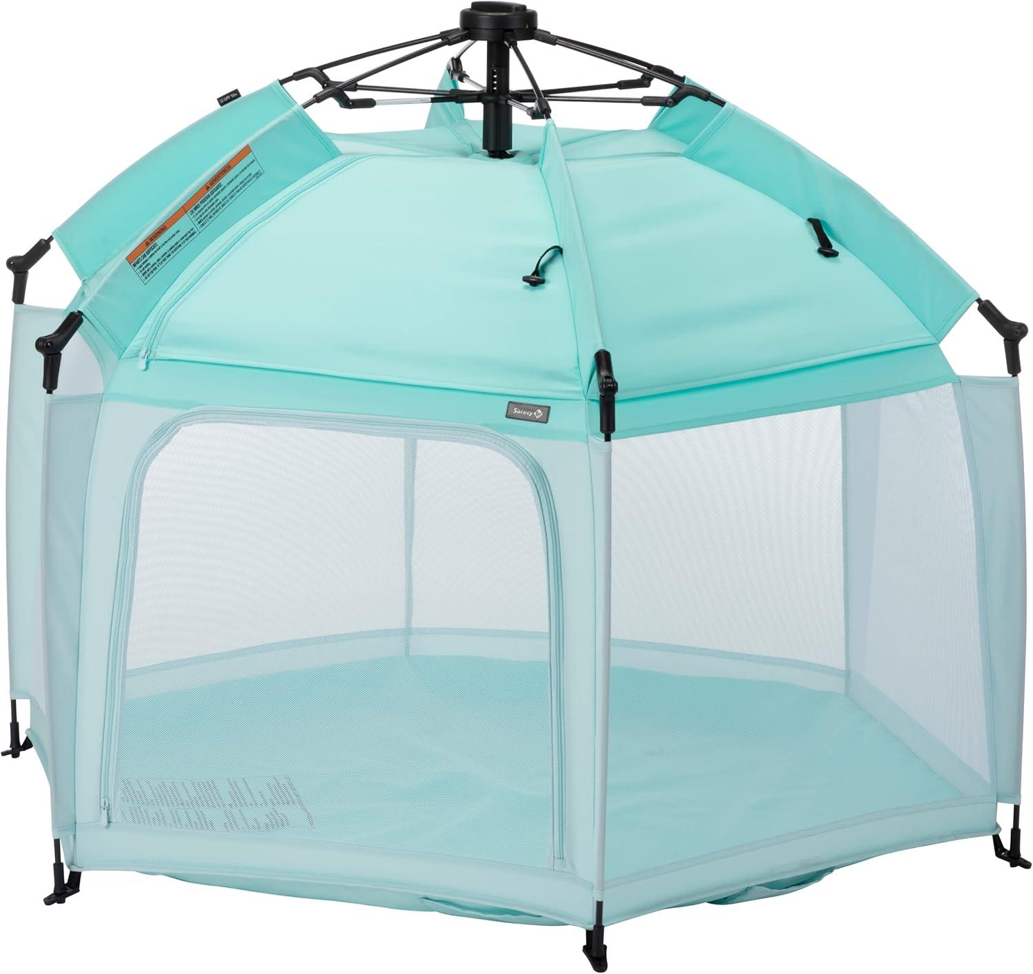 Safety 1st InstaPop Safety 1st 56.7'' W x 49.2'' D Indoor / Outdoor Plastic Pop-Up Play Tent