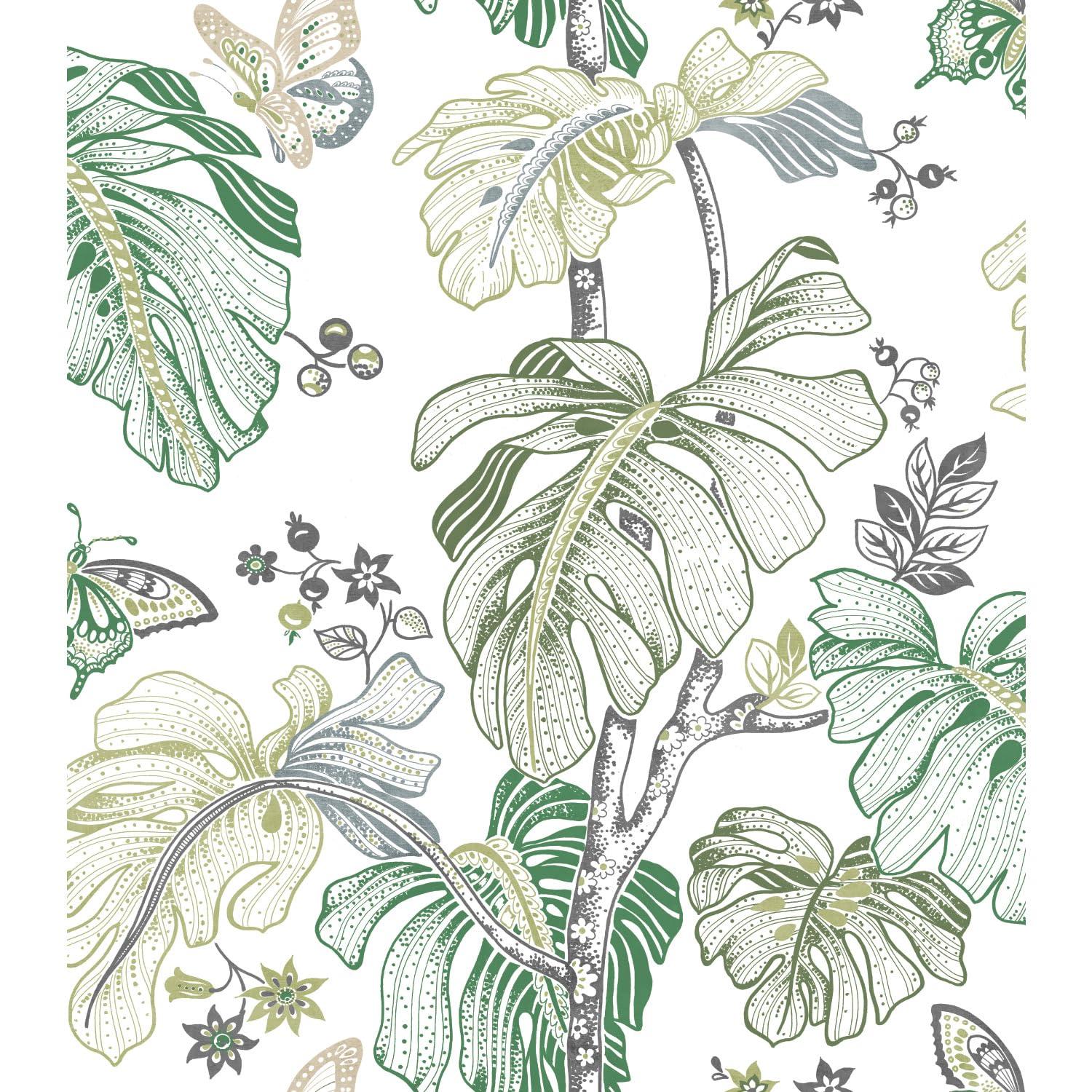 Boho Palm Peel and Stick Wallpaper