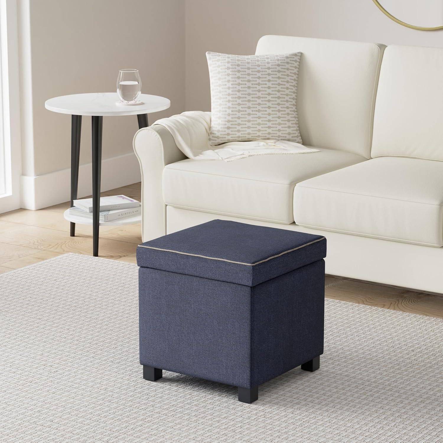 Tommy Hilfiger Tommy Hilfiger Morgan Modern Storage Ottoman Cube