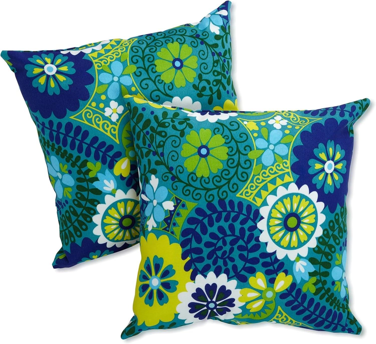 Indoor/Outdoor Reversible Throw Pillow