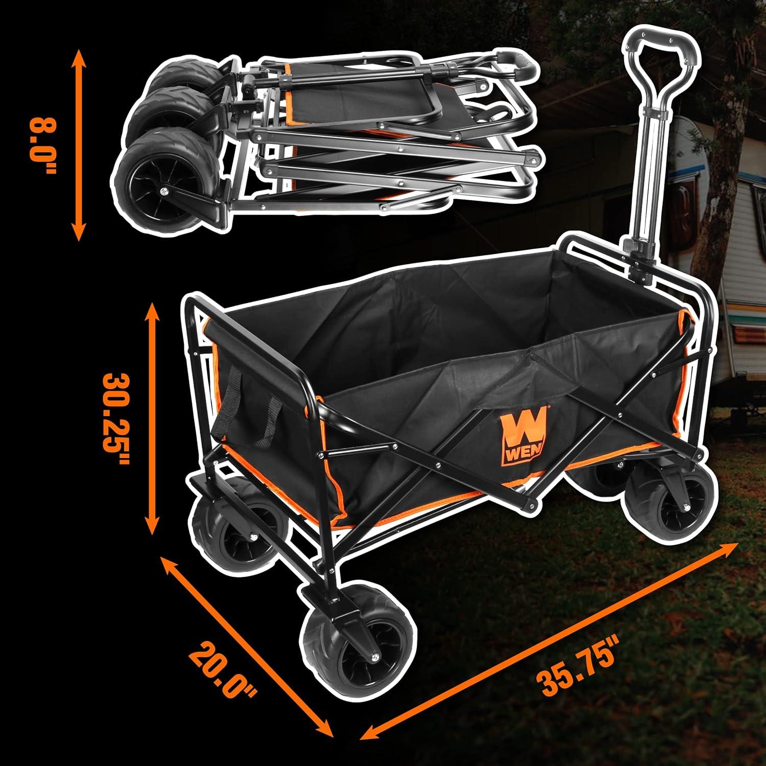 WEN Folding Wagon and Utility Cart