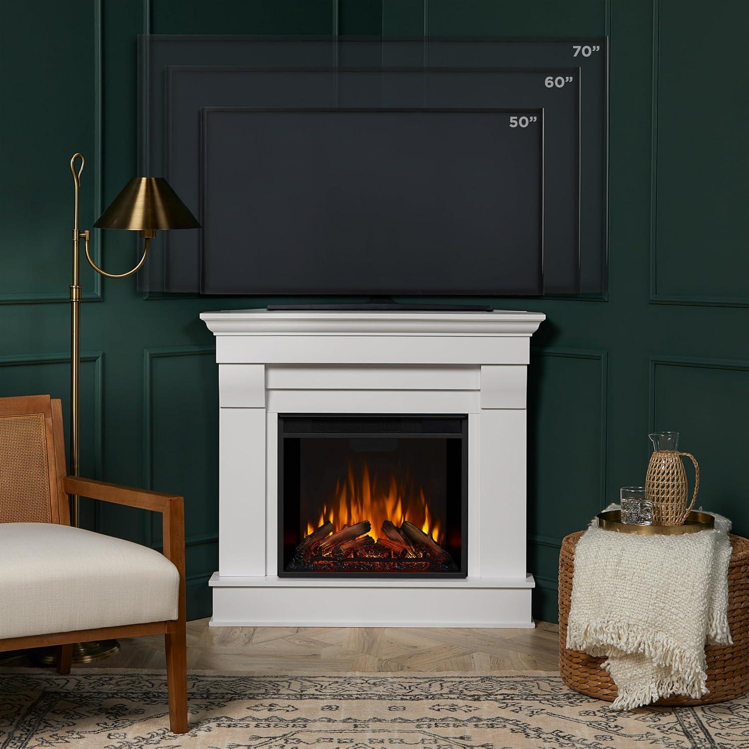 Chateau 41" Corner Electric Fireplace by Real Flame