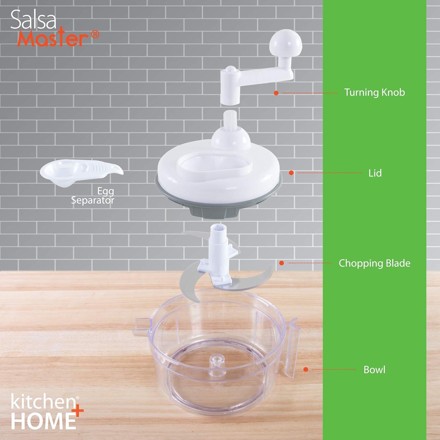 Kitchen + Home Salsa Master Food Chopper - As Seen On TV Manual Food Processor