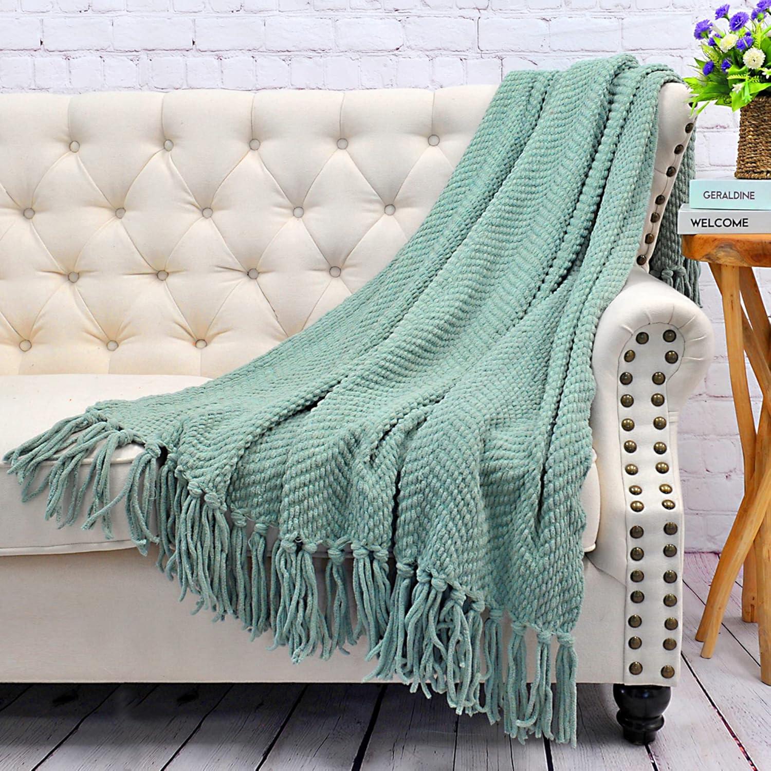 Knitted Throw Blanket