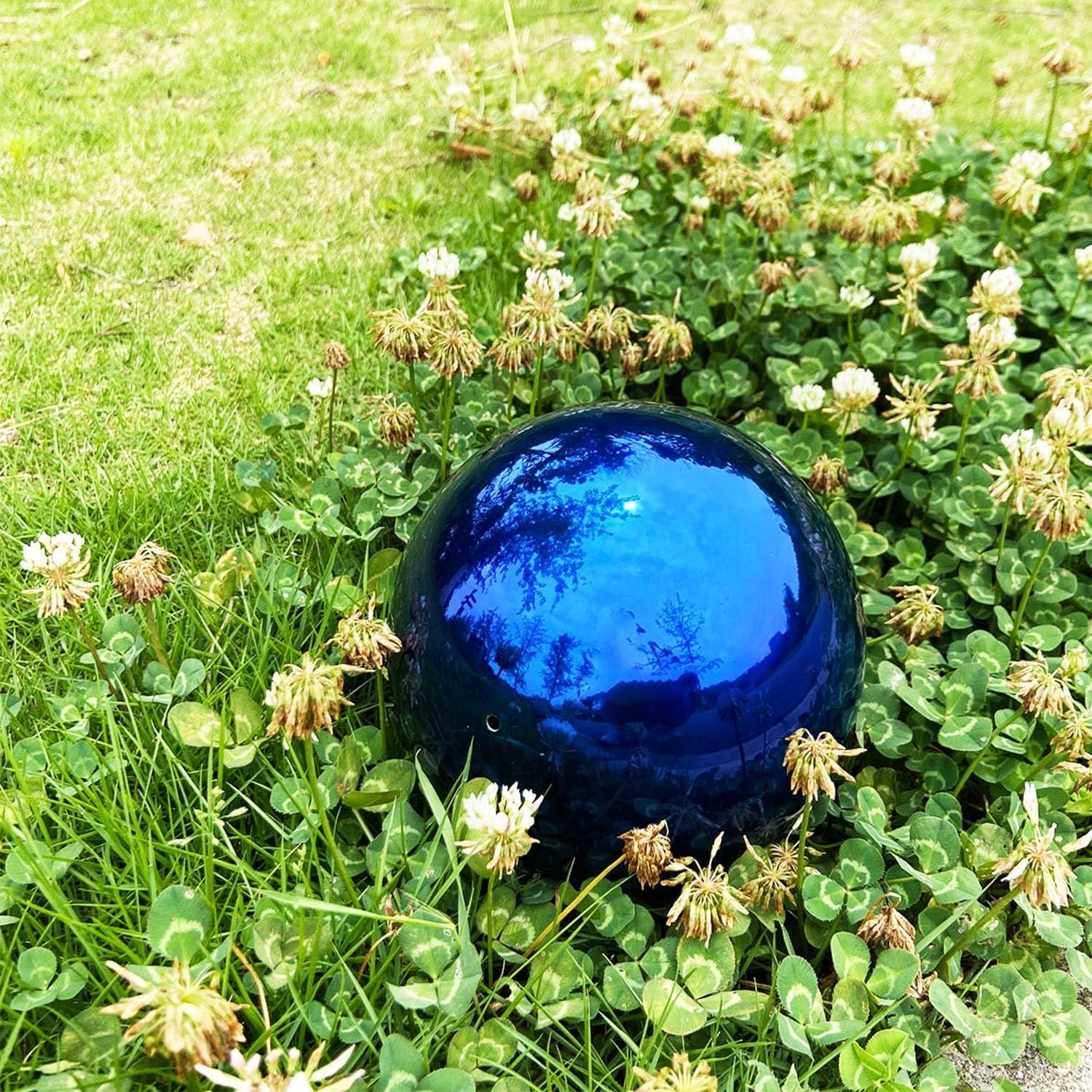 The Holiday Aisle® Champlain Metal Abstract Gazing Ball