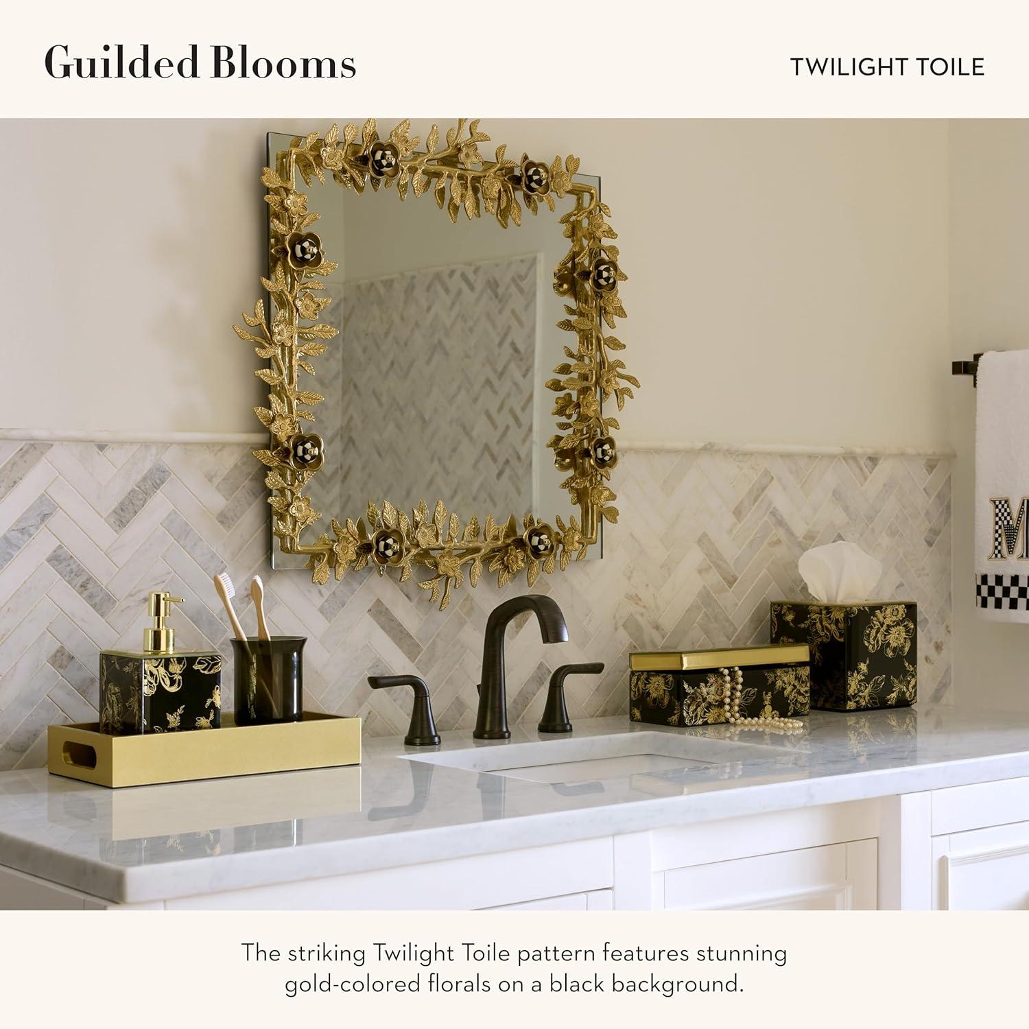 MacKenzie-Childs Twilight Toile Boutique Tissue Box Cover