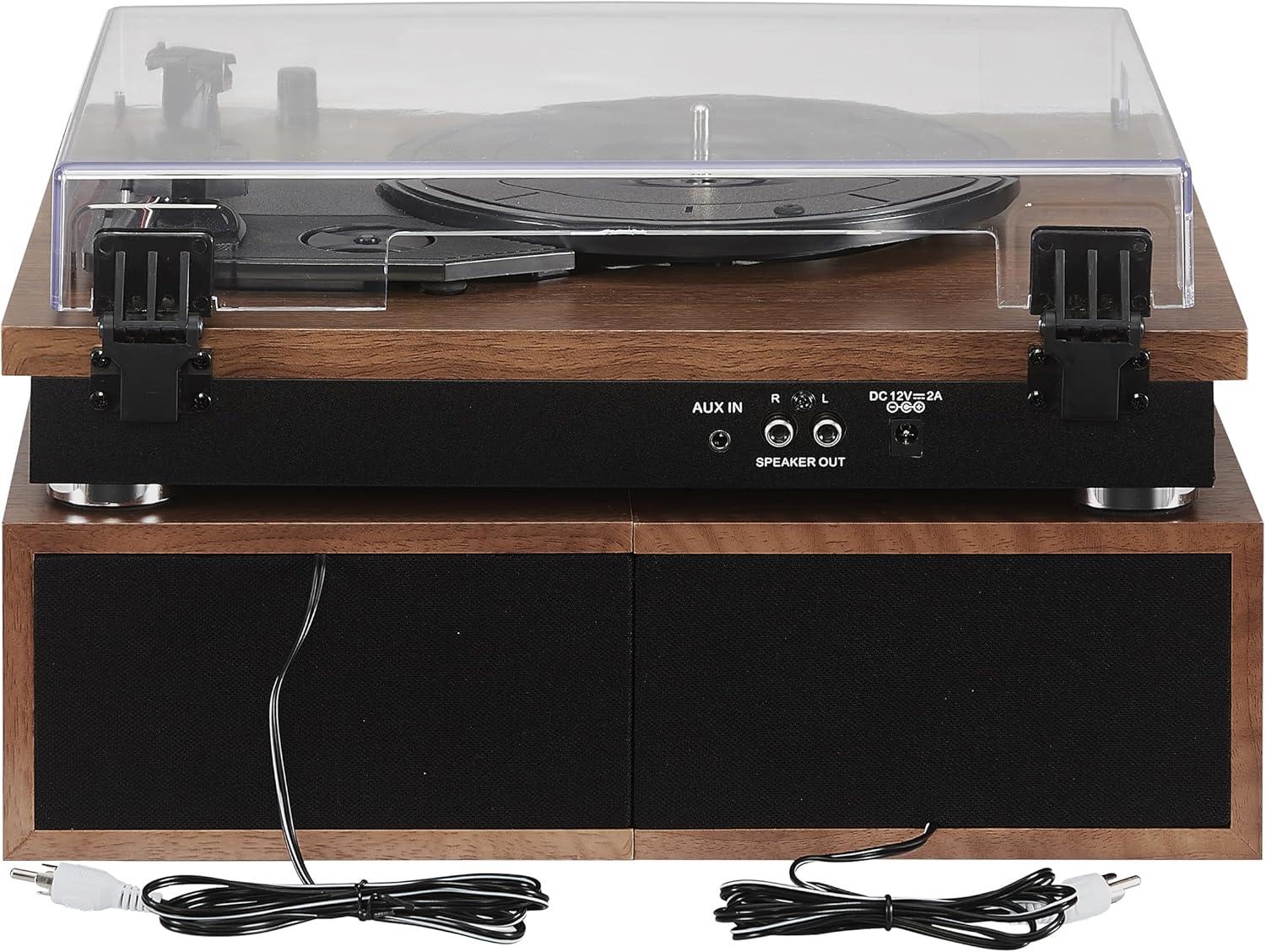 Crosley Riff Bluetooth Vinyl Record Player with Speakers, 3-Speed Turntable, 6 Modular Layouts