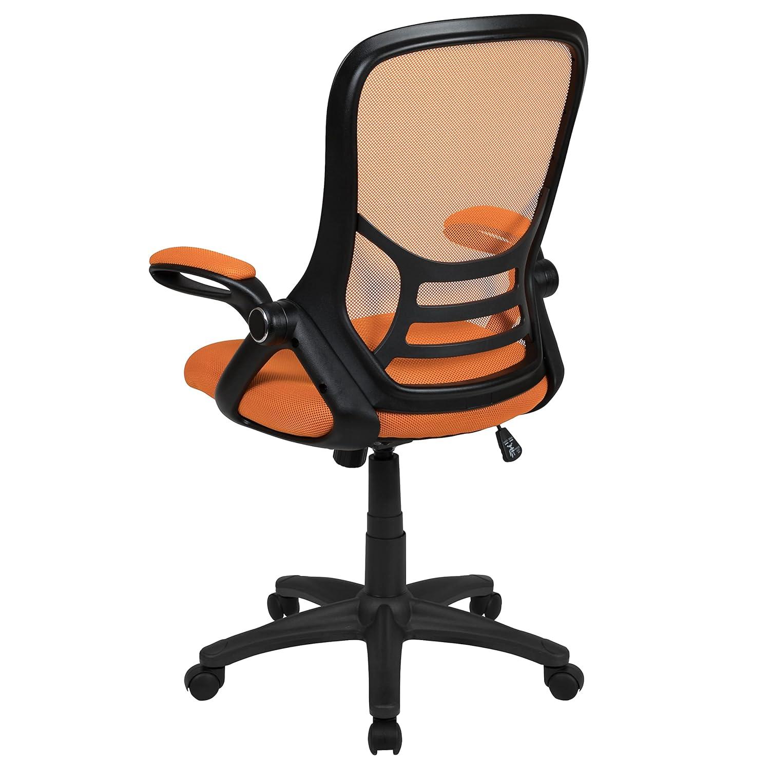 Flash Furniture Cappello High-Back Mesh Swivel Ergonomic Office Chair with Flip-Up Arms