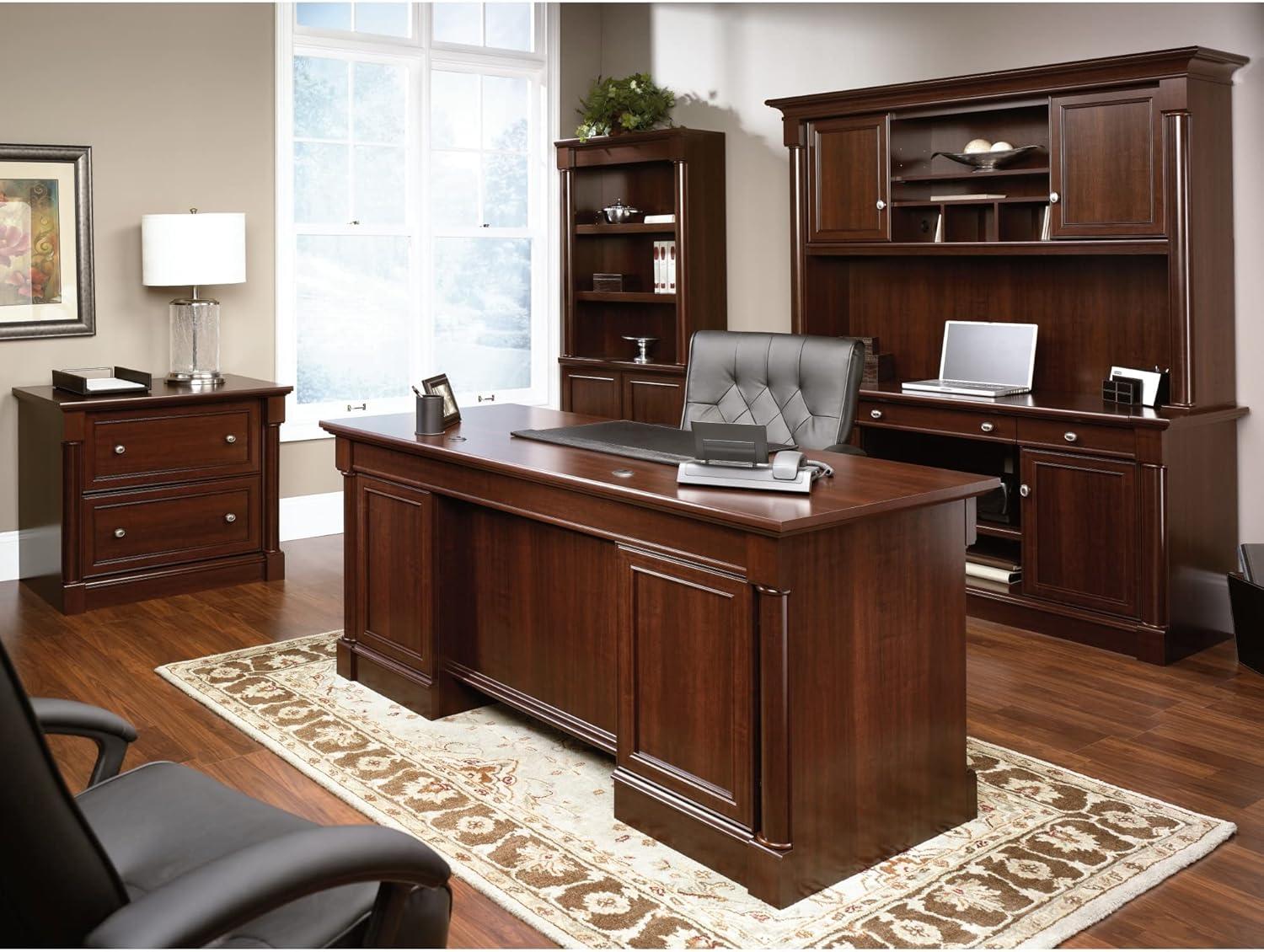 Sauder Palladia Credenza, Select Cherry Finish