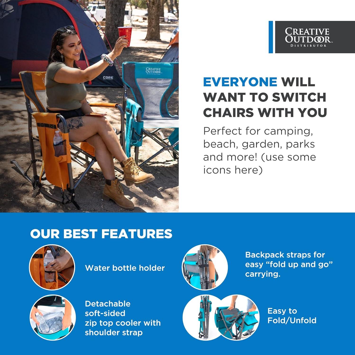 CREATIVE OUTDOOR DISTRIBUTOR Folding Camping Chair