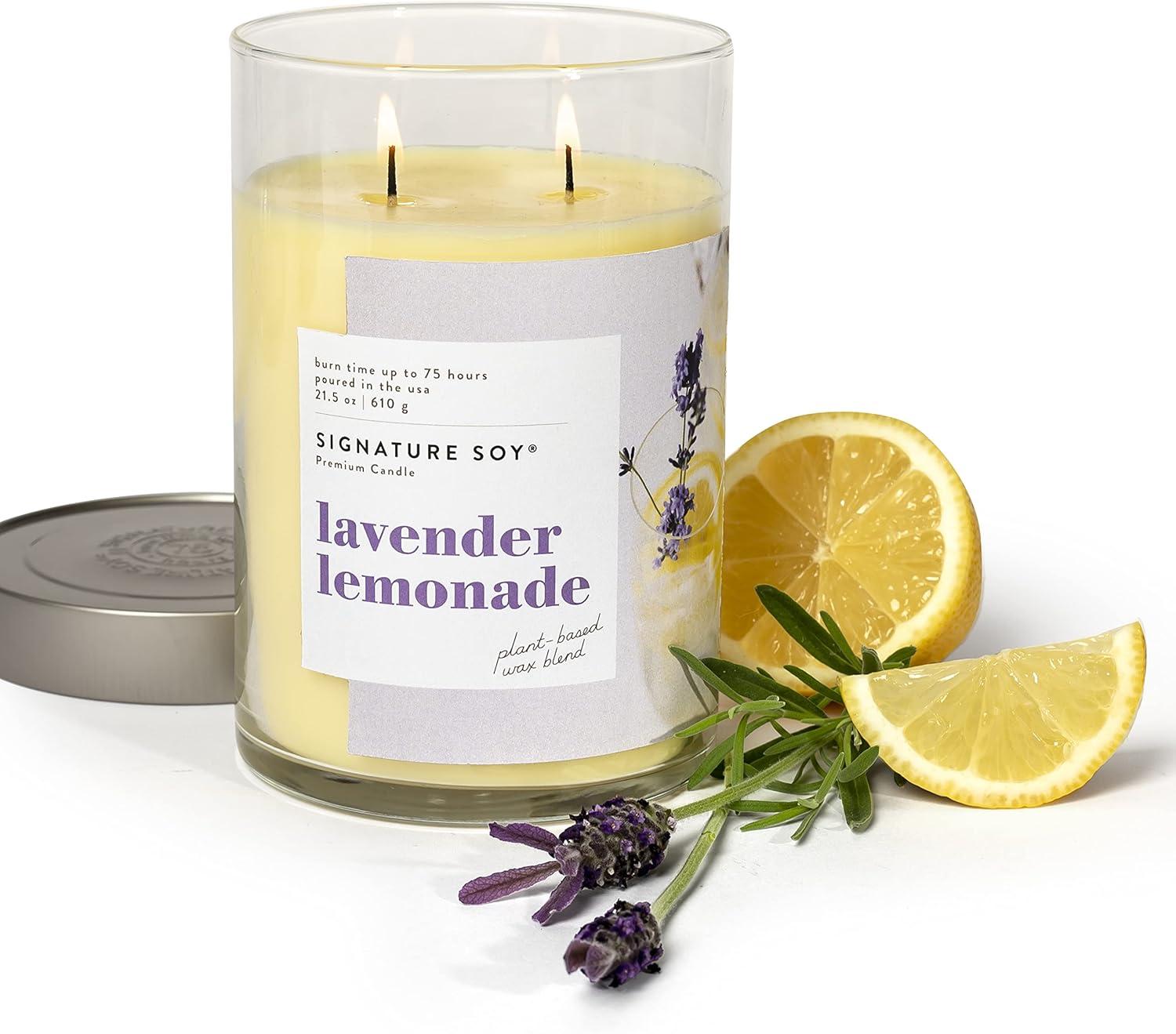 Signature Soy Signature Soy Lidded Lavender Lemonade Scented Candle