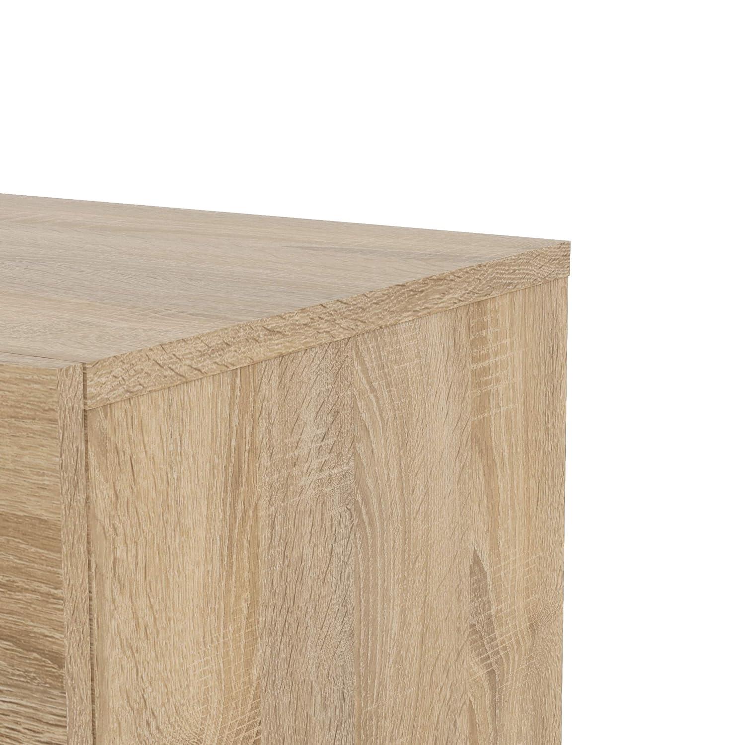 Tvilum Loft 4 Drawer Chest Dresser for Adults, Oak Structure