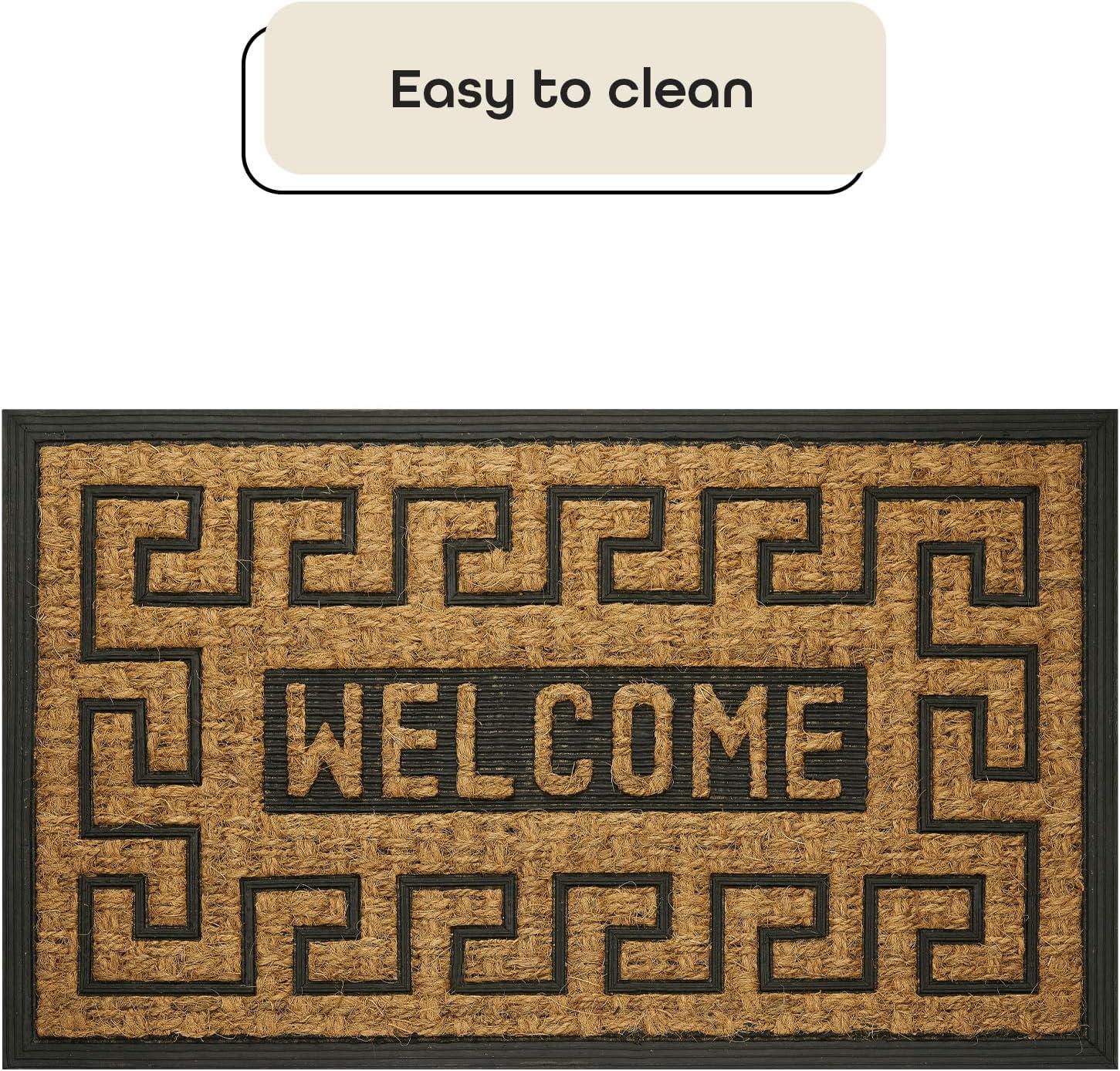 Achim Coco Greek Key Doormat, 18" x 30"