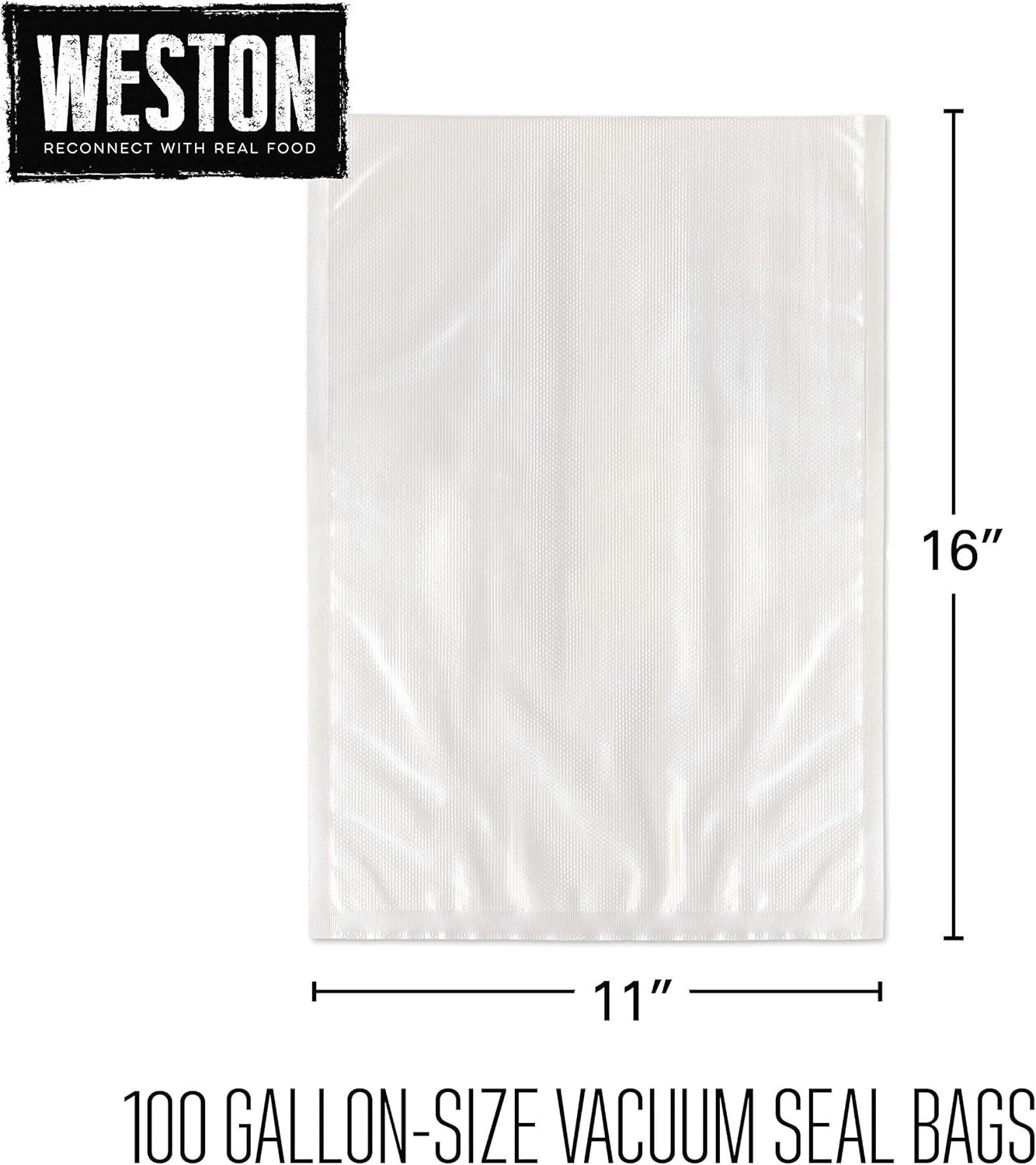 Weston Weston 1 Gallon Vacuum Sealer Bag (Set of 100)