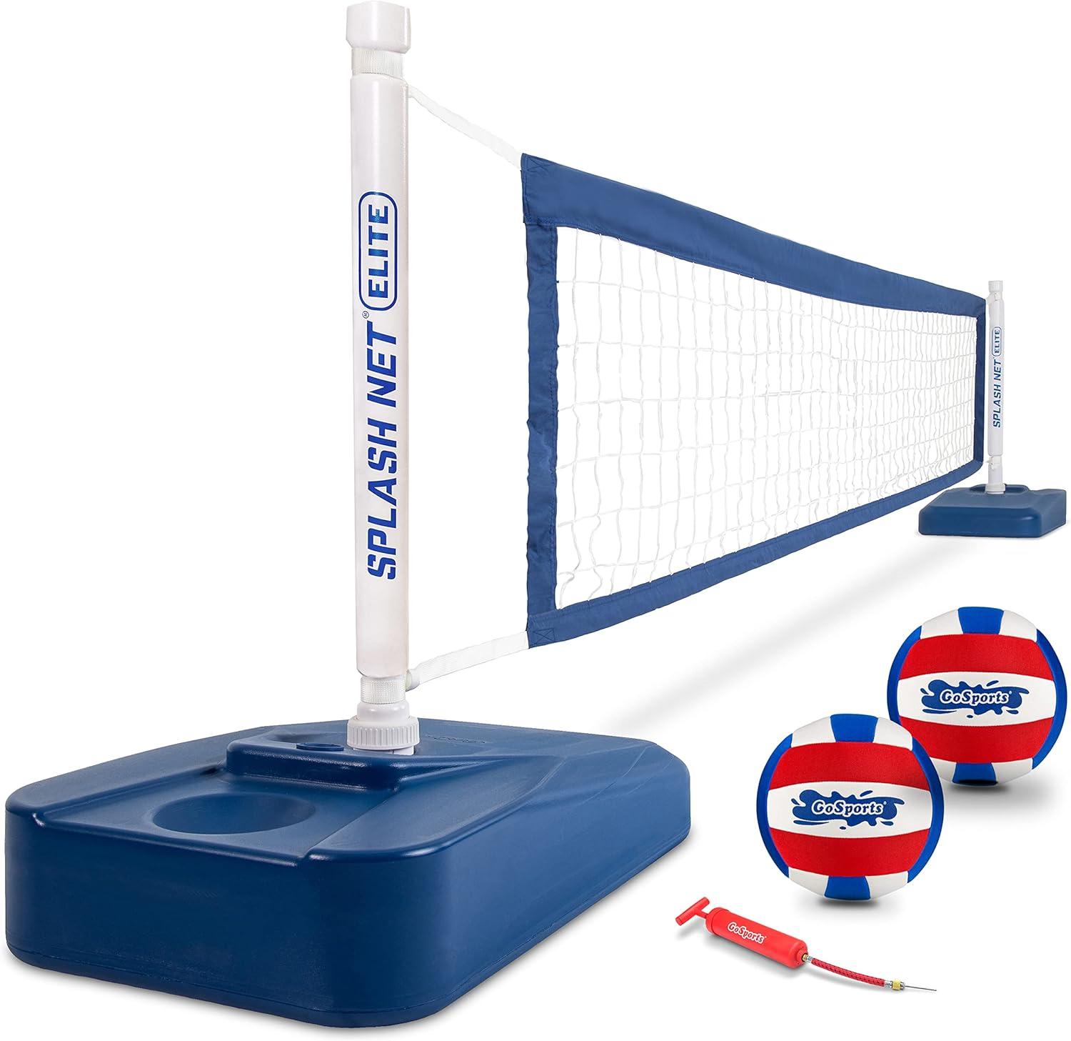 GoSports GoSports Splash Net Elite Pool Volleyball Game with Water Weighted Bases