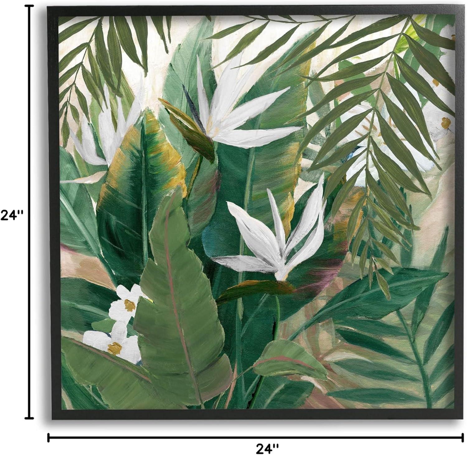 Stupell Industries " Tropical Birds Of Paradise Plant " by Nan Painting Print