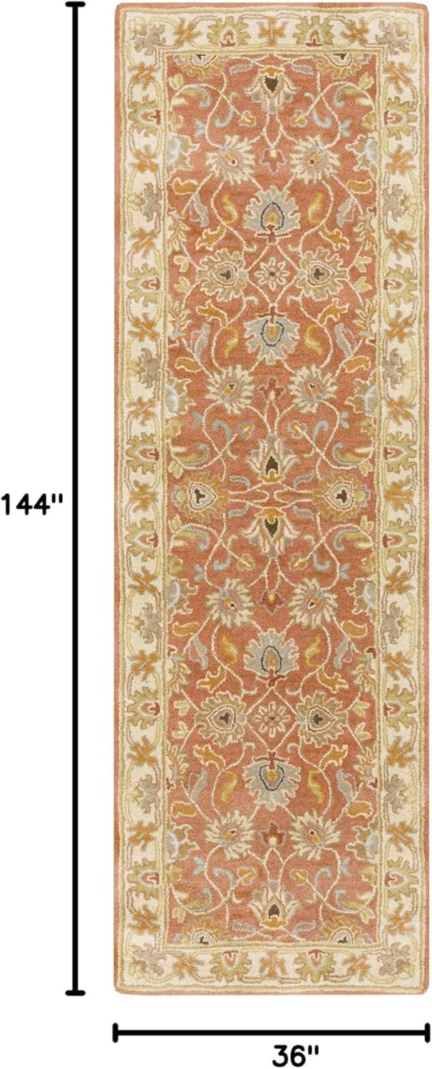 Mark & Day Paris 3'x12' Runner Tufted Indoor Area Rugs Burnt Orange