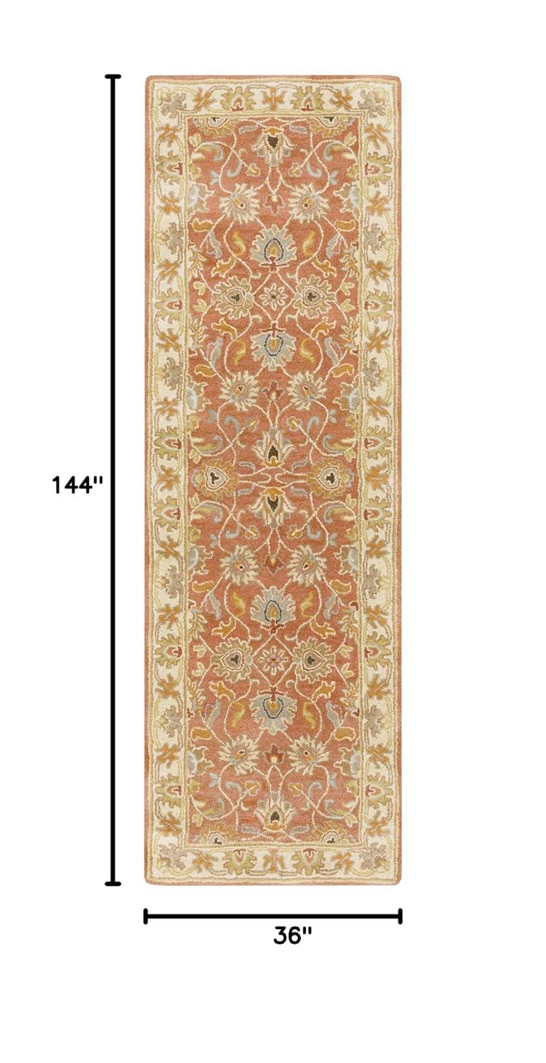 Mark & Day Paris 3'x12' Runner Tufted Indoor Area Rugs Burnt Orange