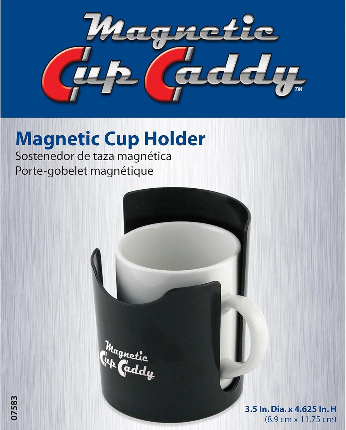 The Magnet Source Durable Plastic Vehicle Cup Holders Plastic, Black, 0.43 lbs