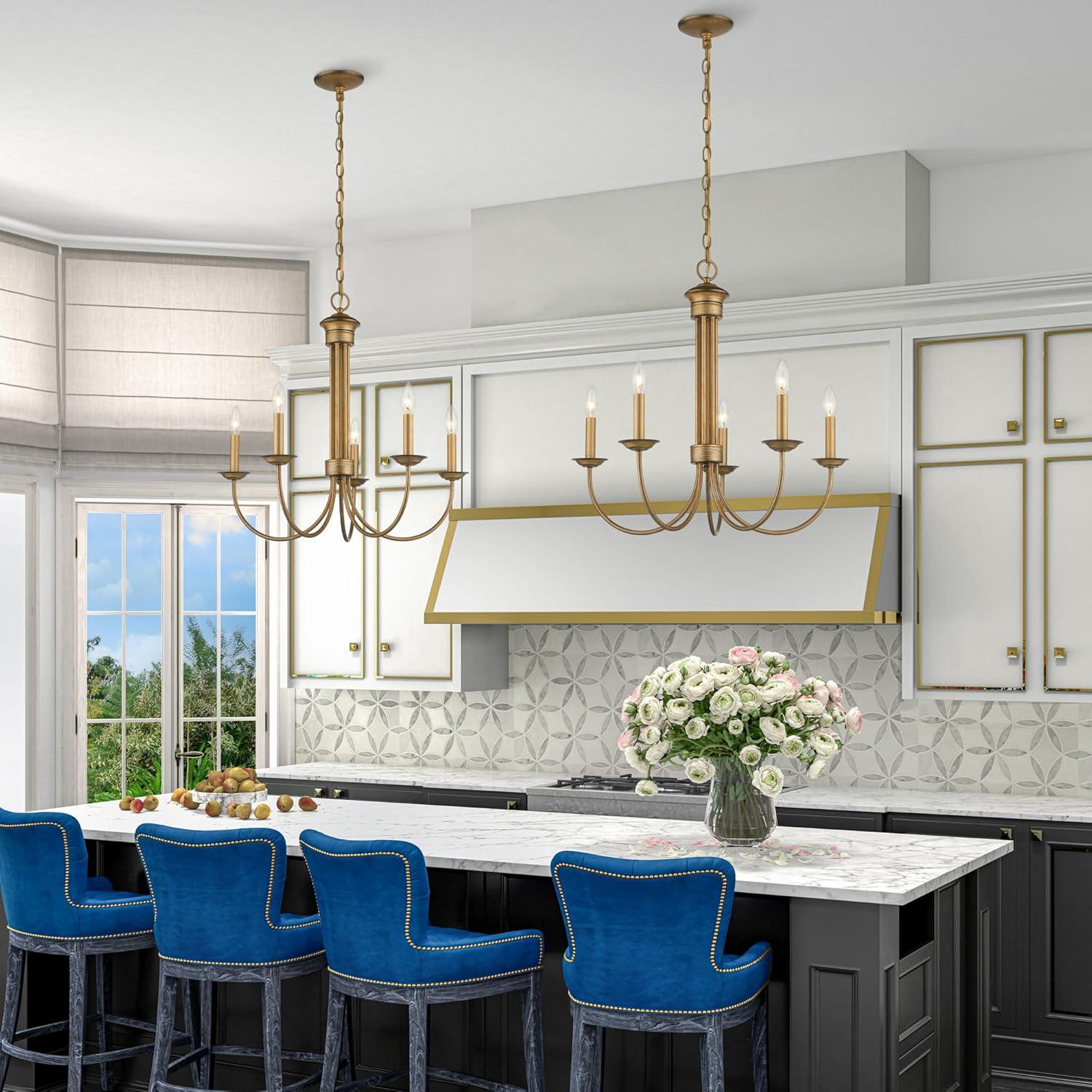 Livex Lighting Estate 5 - Light Chandelier in  Bronze