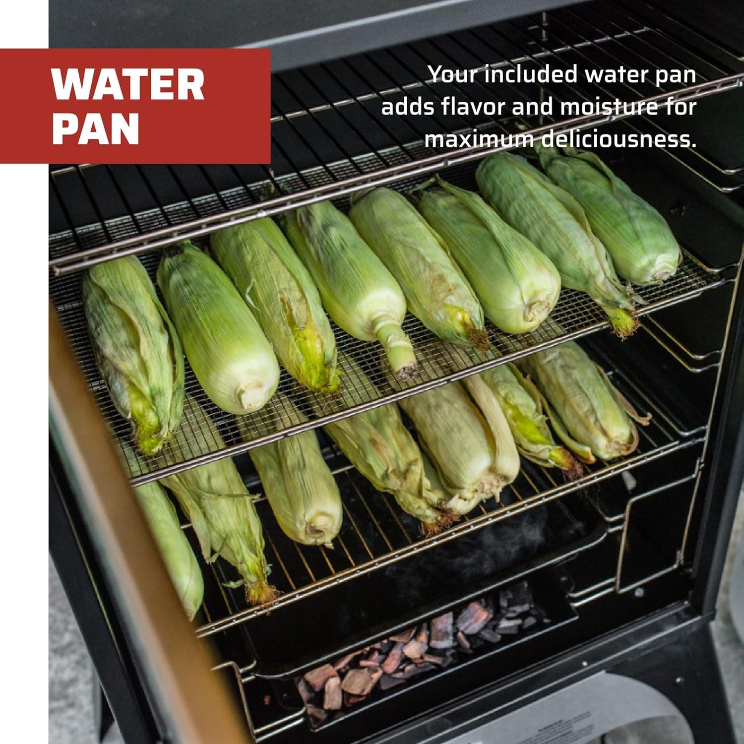 Camp Chef 18" Black and Silver Stainless Steel Propane Meat Smoker