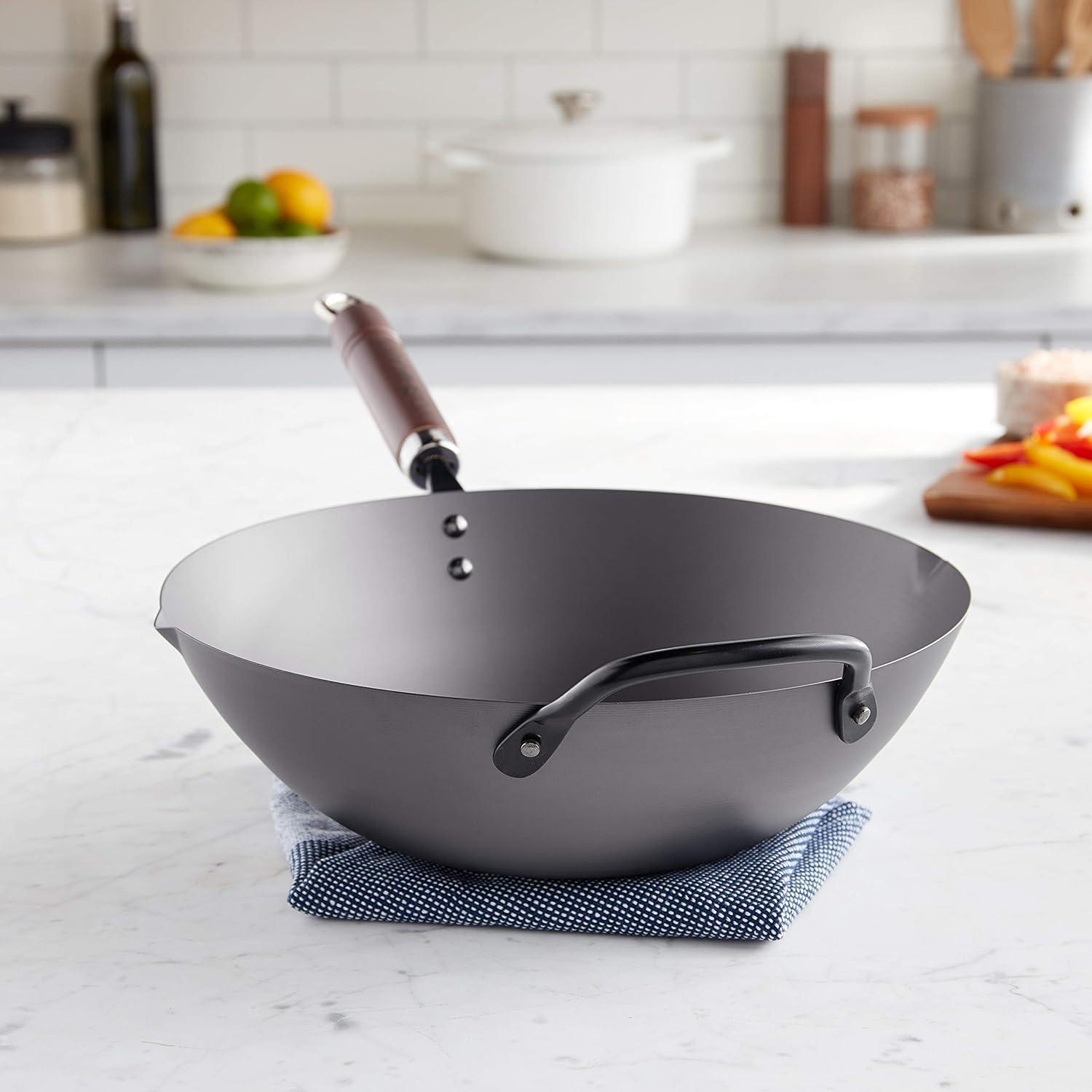 Yoshikawa Cookware Yoshikawa Cookware Beijing Non-Stick Carbon Steel Wok