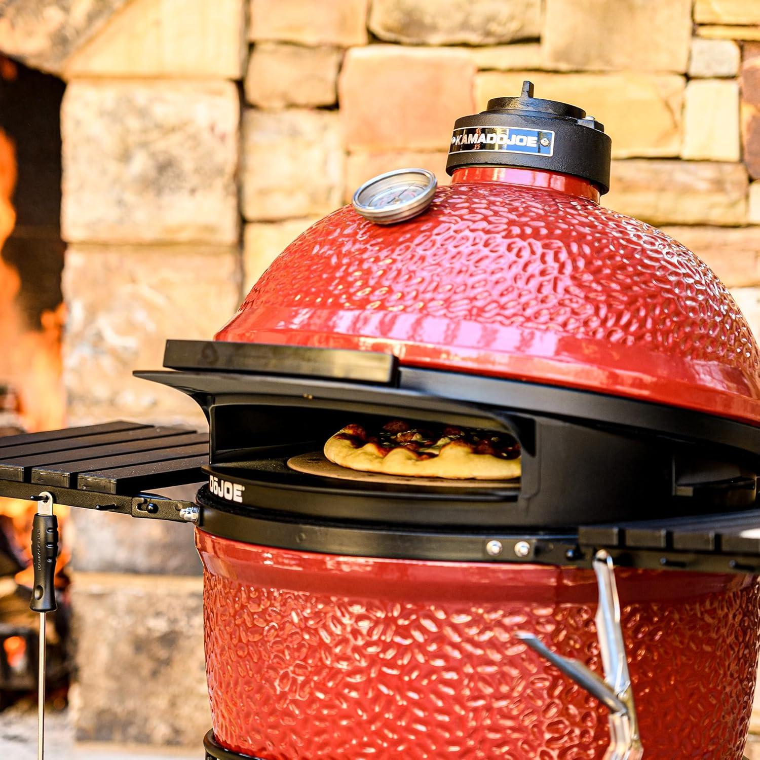 Kamado Joe Kamado Joe Big Joe DoJoe Ceramic Grill Oven Pizza and Baking Stone Attachment