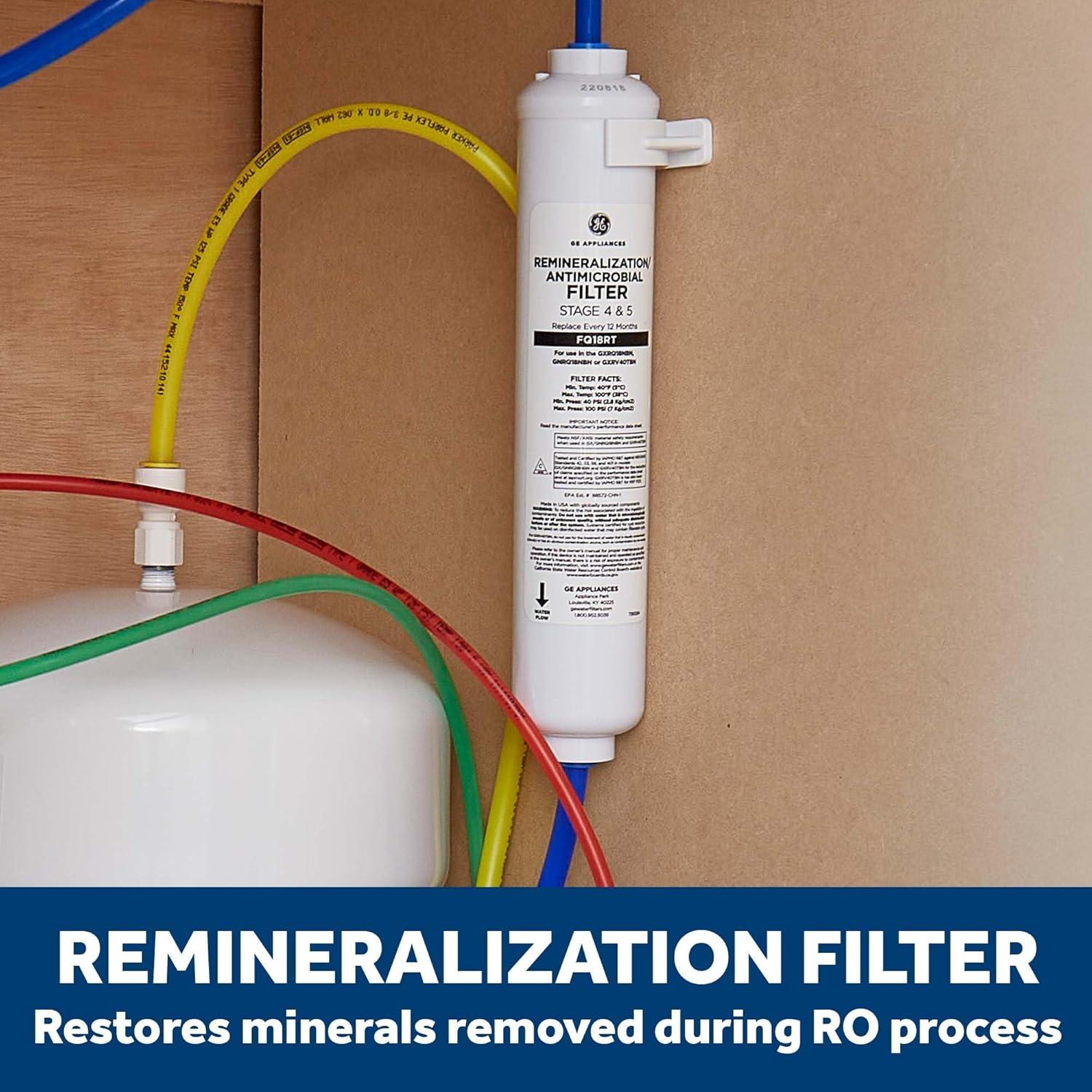 GE Under Sink 5 Stage Premium Reverse Osmosis Water Filtration System