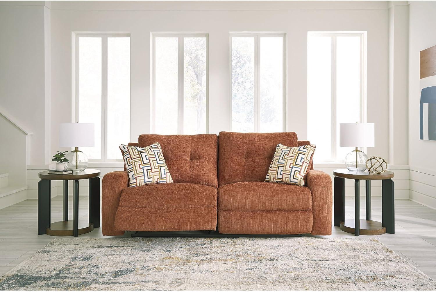 Signature Design by Ashley Danum Beige Reclining Sofa