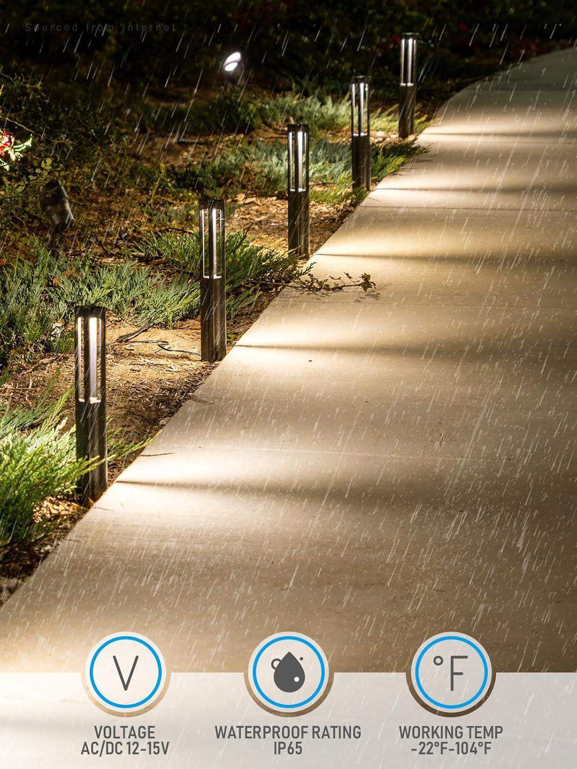 Integrated LED Aluminum Pathway Light