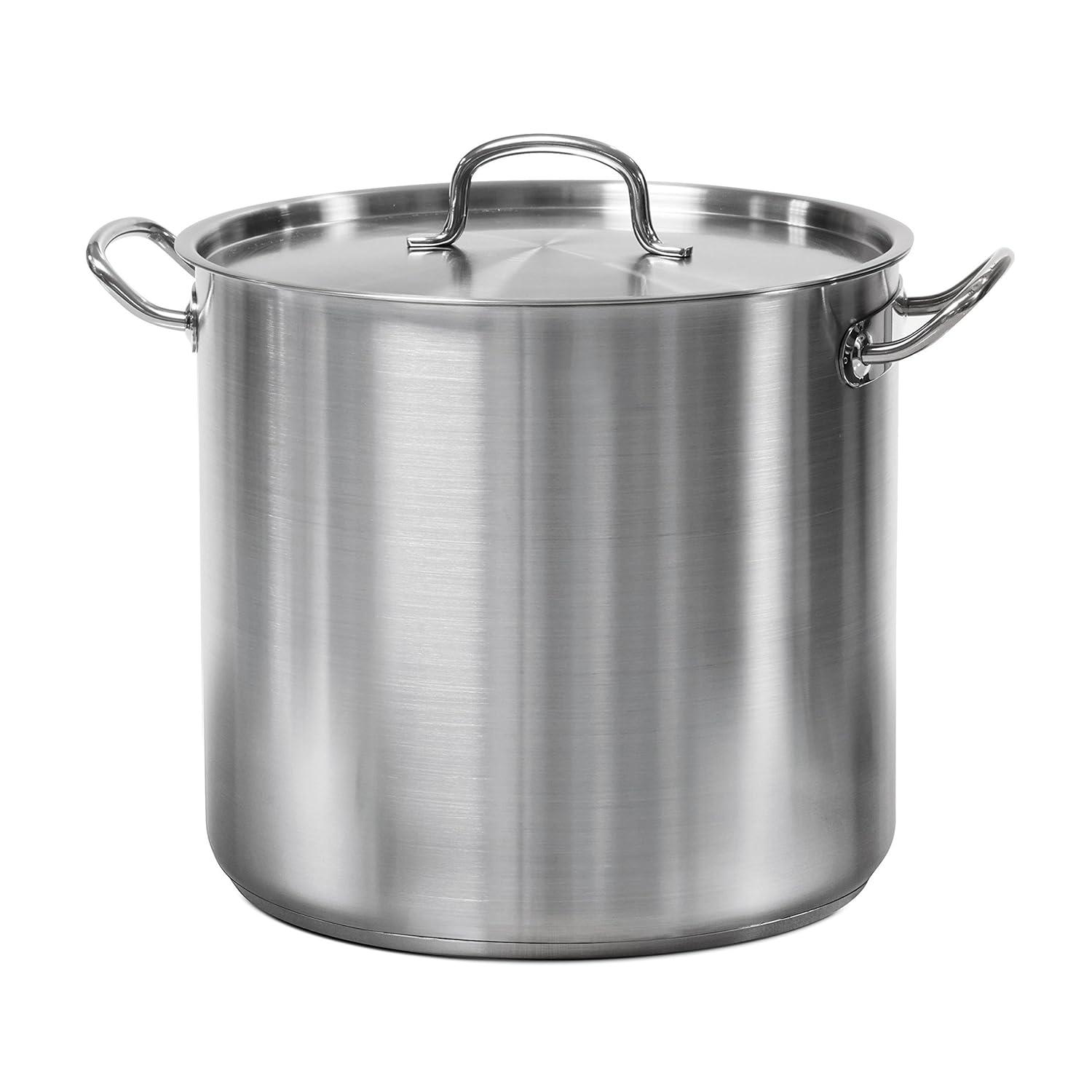 Tramontina Tramontina Gourmet Aluminum Stock Pot with Lid