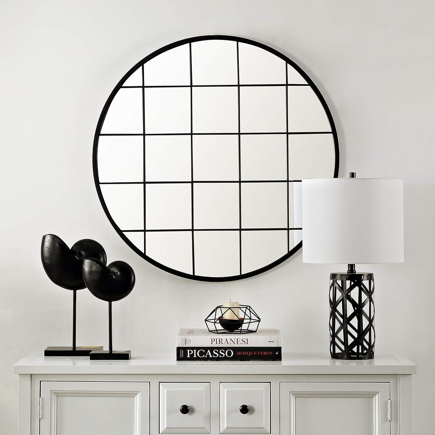 Simmie Mirror - Black - Safavieh