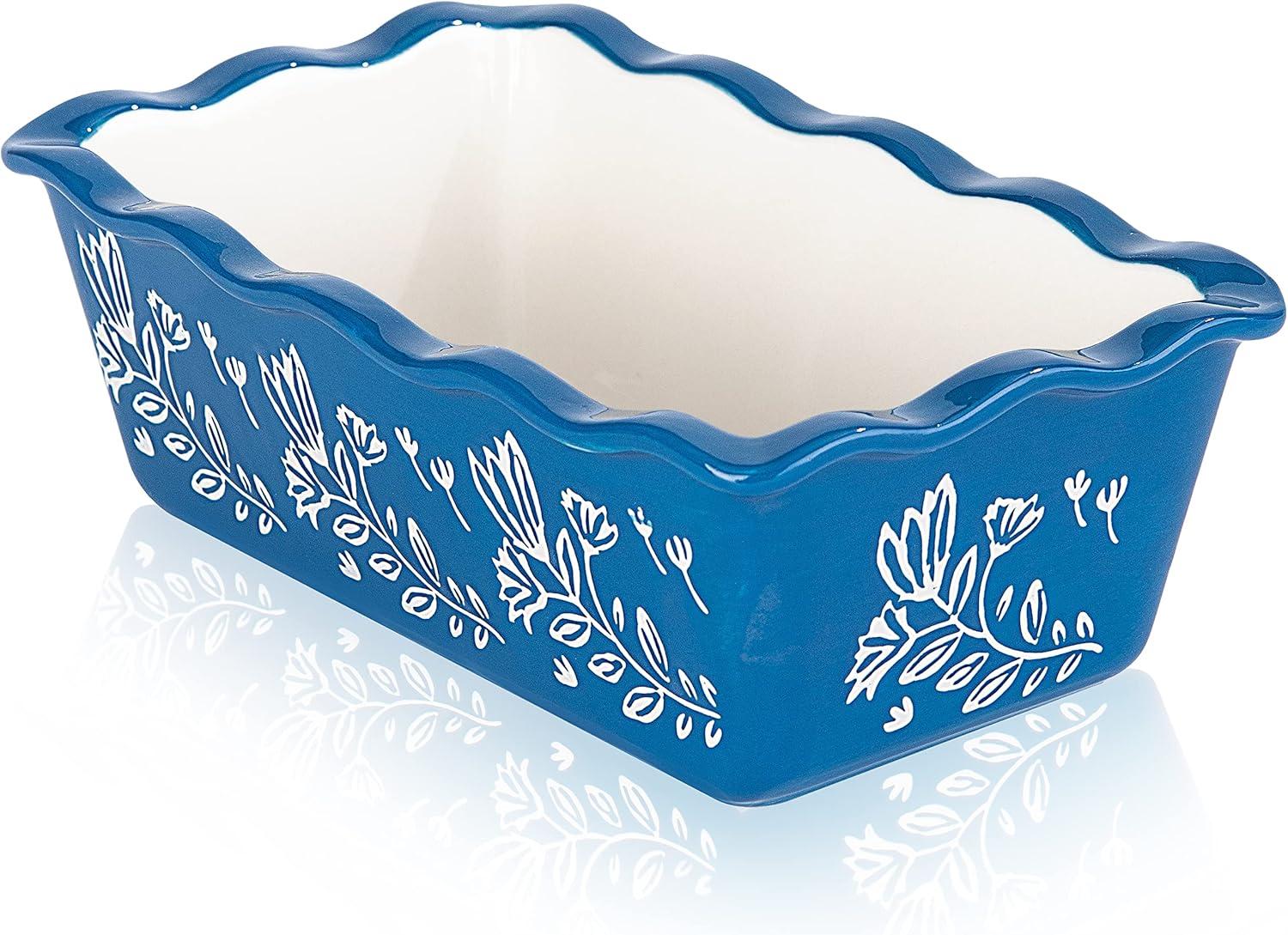 Wisenvoy Porcelain and Ceramic Bread Loaf Pan