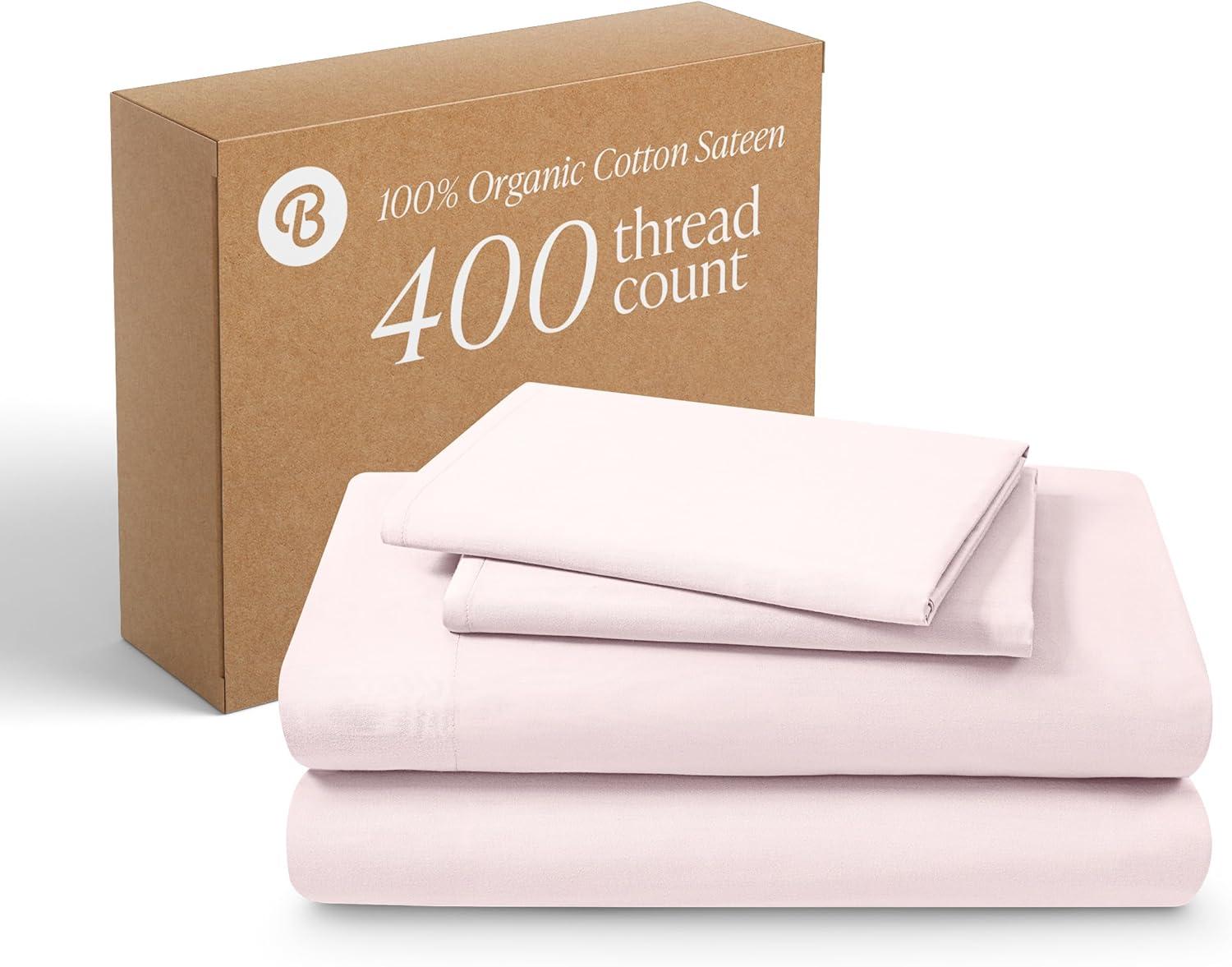 Bare Home 400 Thread Count Sateen Sheet Set