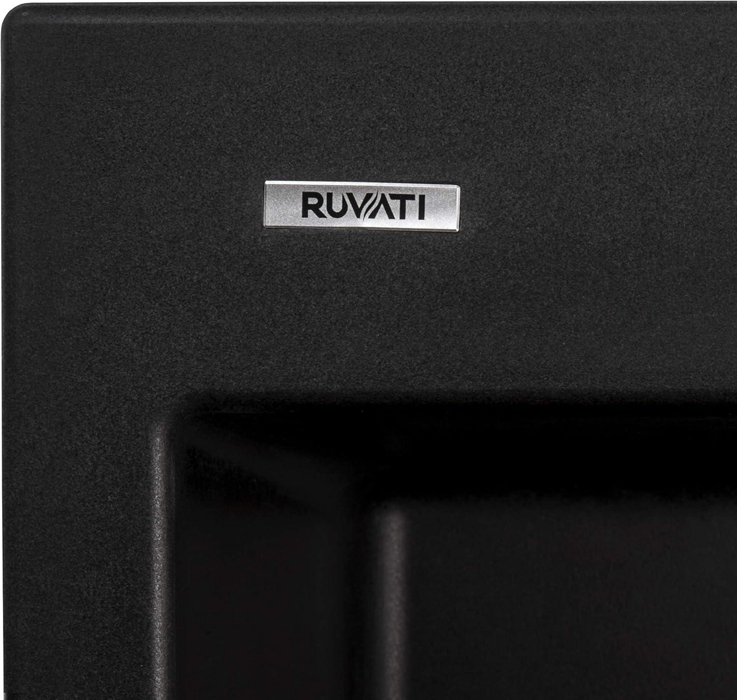 Ruvati epiGranite Drop-in Topmount Granite Composite Kitchen Sink