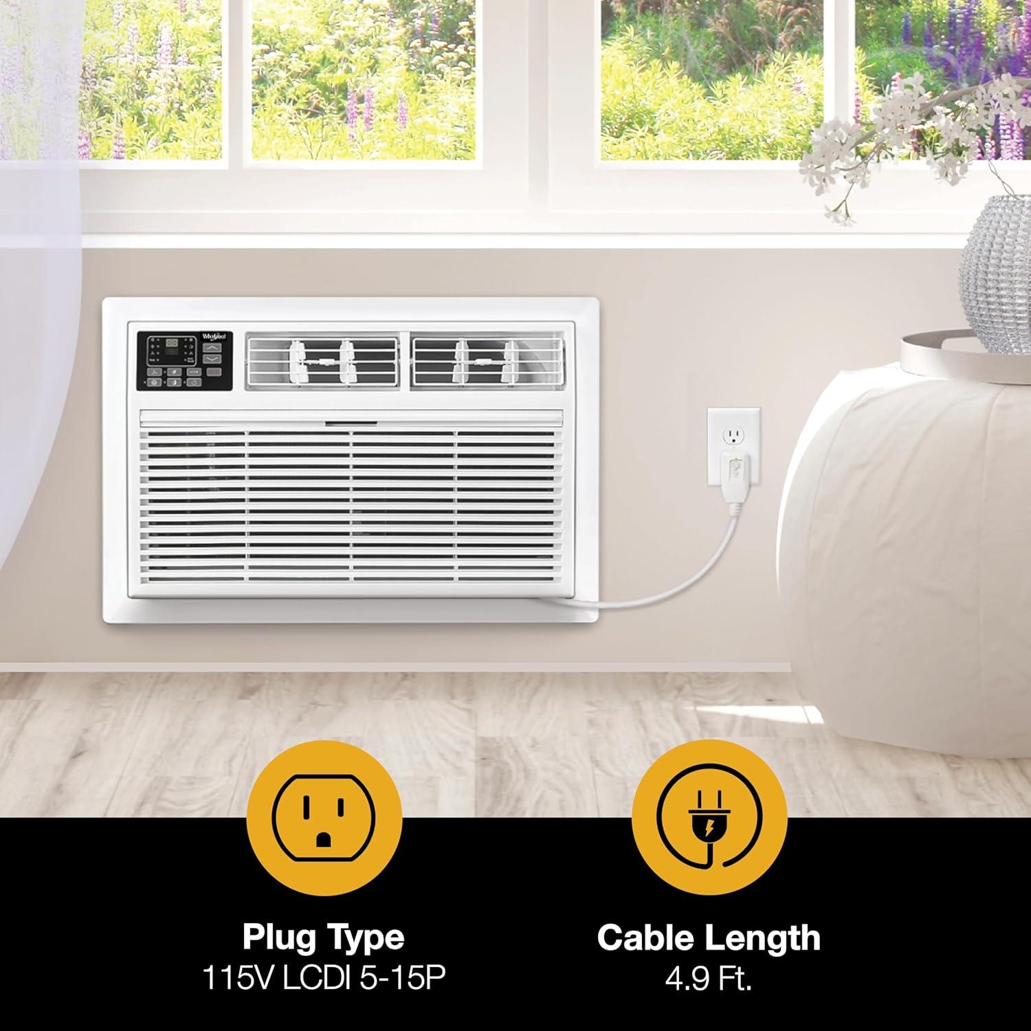 Whirlpool Whirlpool 10,000 BTU 230V Through-the-Wall Air Conditioner with Remote Control