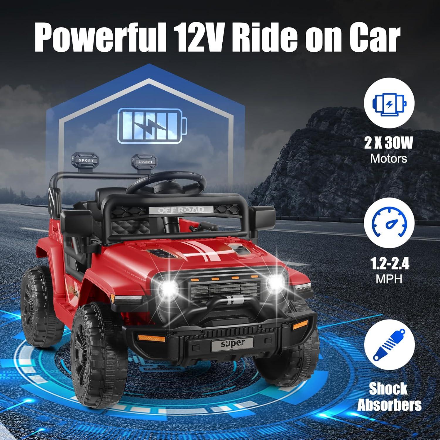 Himimi Himimi 1 Seater All-Terrain Vehicles Battery Powered Ride On with Remote Control