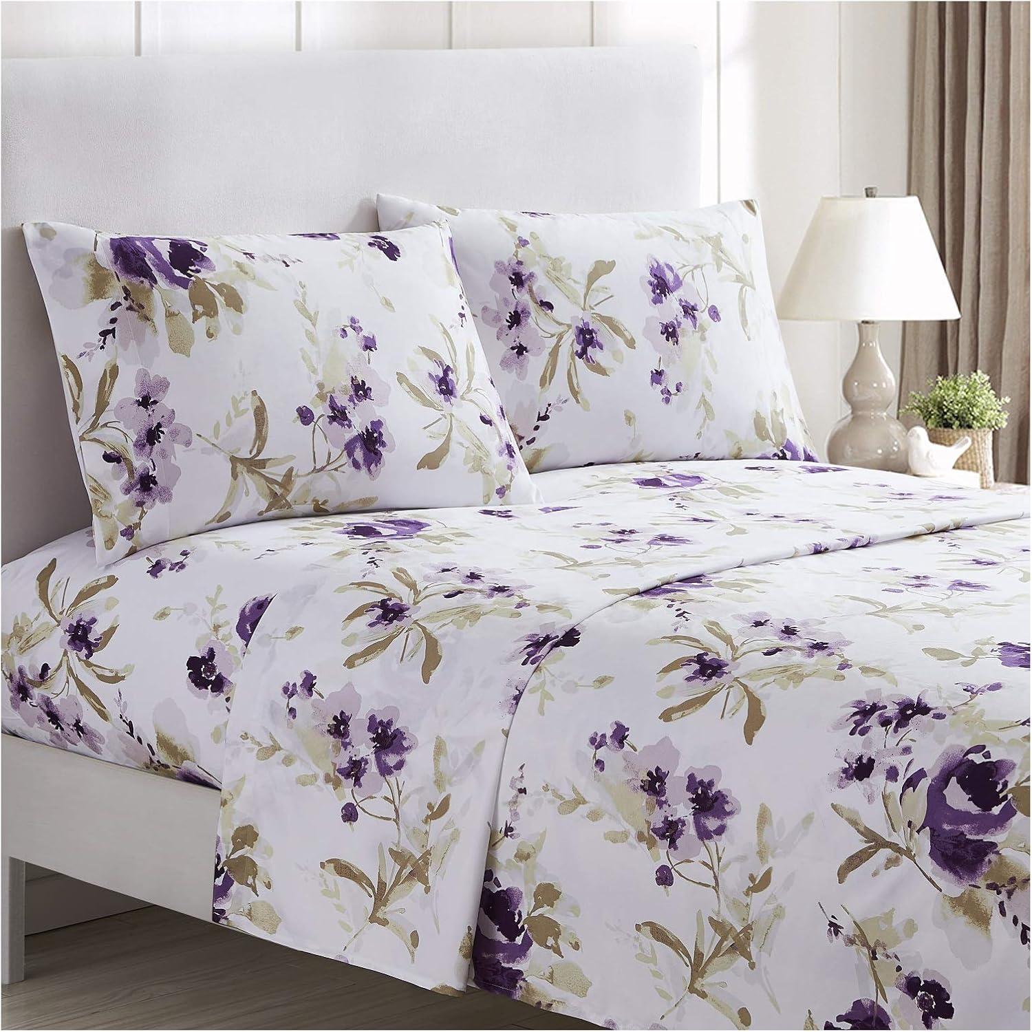 4 Piece Microfiber Sheet Set - Mellanni