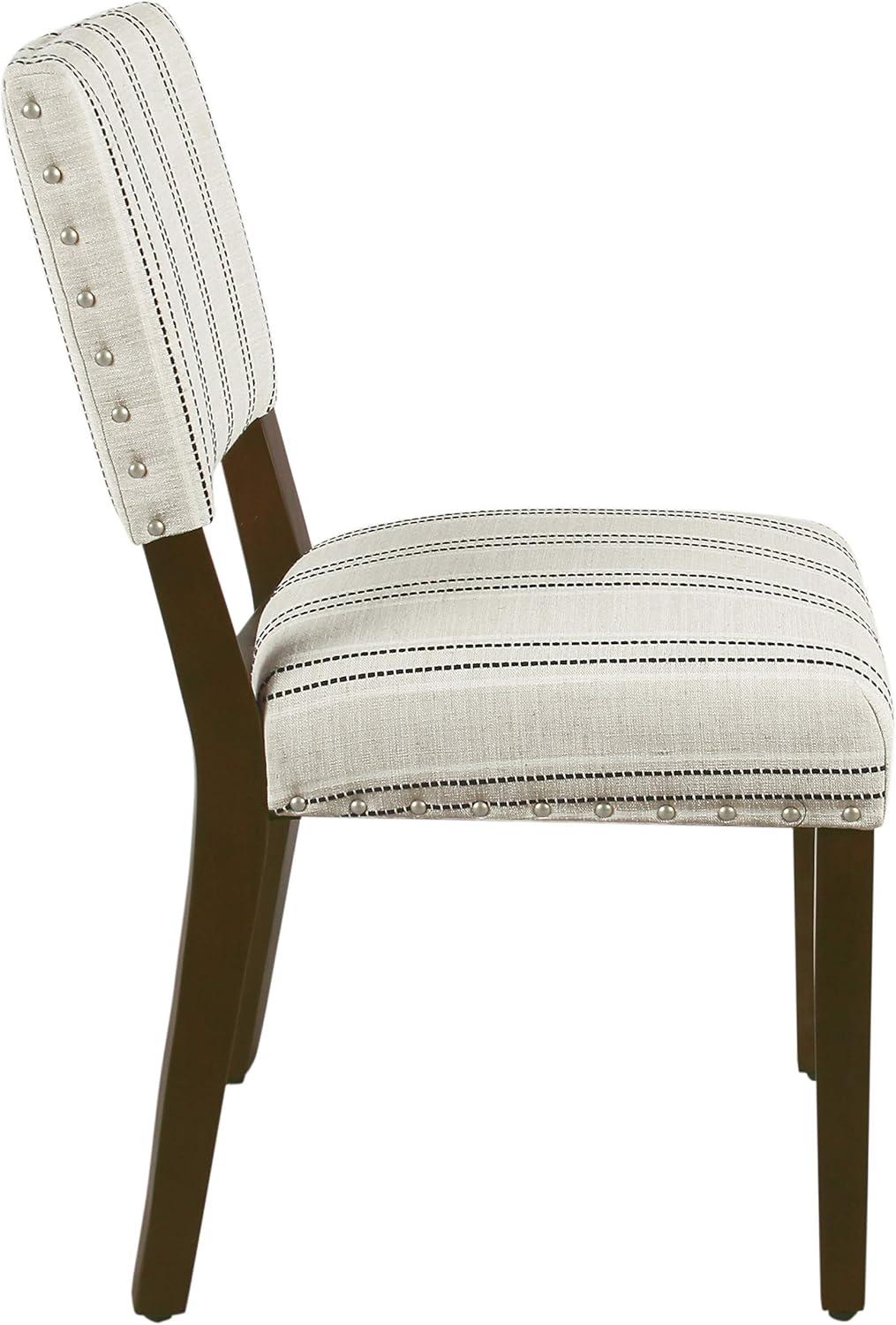 Set of 2 Stripe Dining Chairs - HomePop