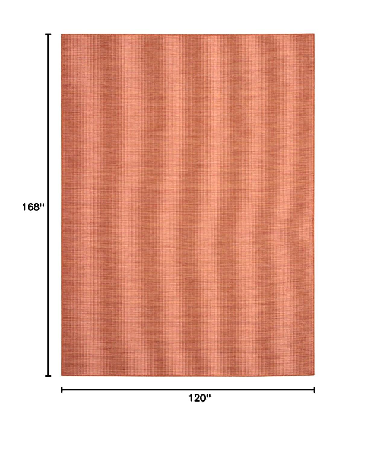Nourison Positano POS01 Indoor/outdoor Area Rug - Terracotta 10' x 14'