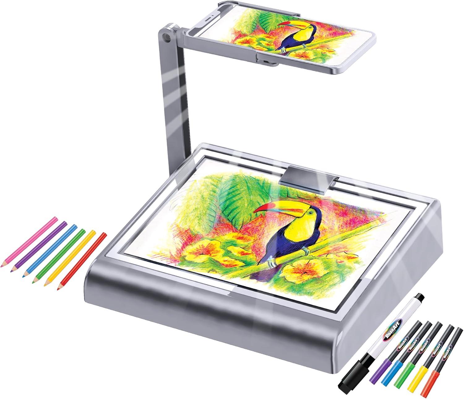 Cra-Z-Art Timeless Creations 2-in-1 Visual Art Designer, Beginner Drawing Set, Unisex Ages 8 and up