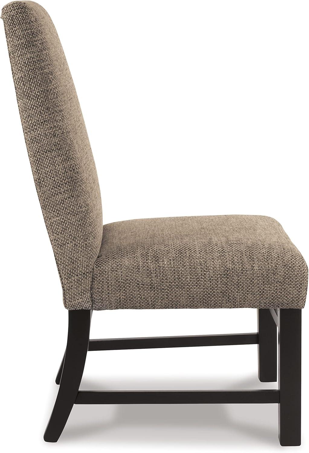 Signature Design by Ashley Sommerford Urban Farmhouse Upholstered Dining Chair, Set of 2, Brown