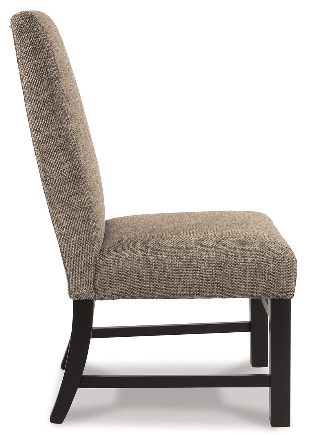 Signature Design by Ashley Sommerford Urban Farmhouse Upholstered Dining Chair, Set of 2, Brown