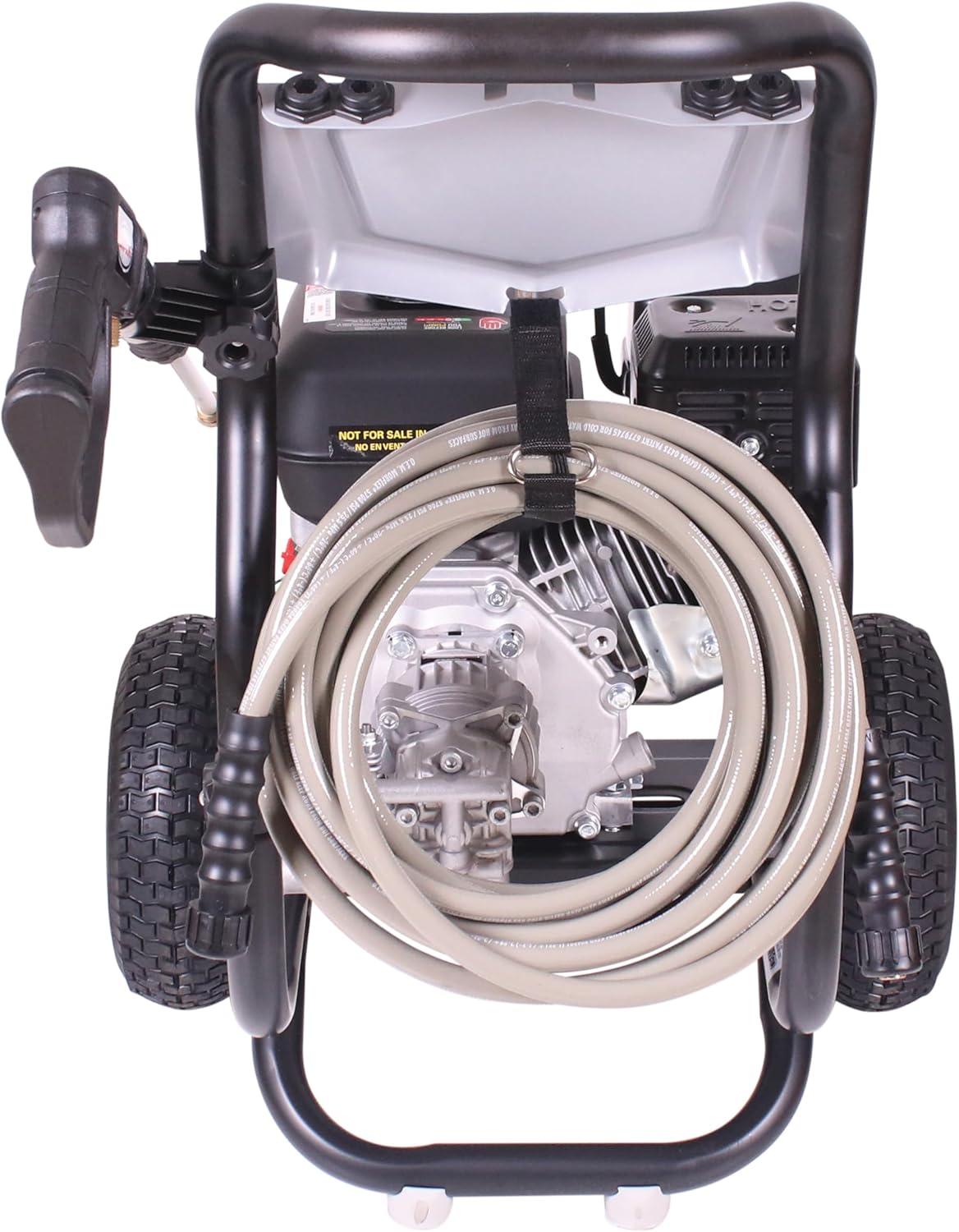 3400 Psi at 2.5 GPM with OEM Technologies™ Axial Cam Pump Cold Water Gas Pressure Washer